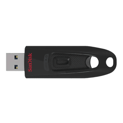 SanDisk Ultra 32GB USB (3.0) Pen Drive
                      (Portable Design, Black)