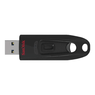 SanDisk Ultra 64GB USB (3.0) Pen Drive
                      (Portable Design, Black)