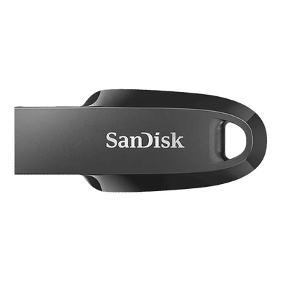 SanDisk Ultra Curve 128GB USB (3.2) Pen Drive (Compact Design, Black)