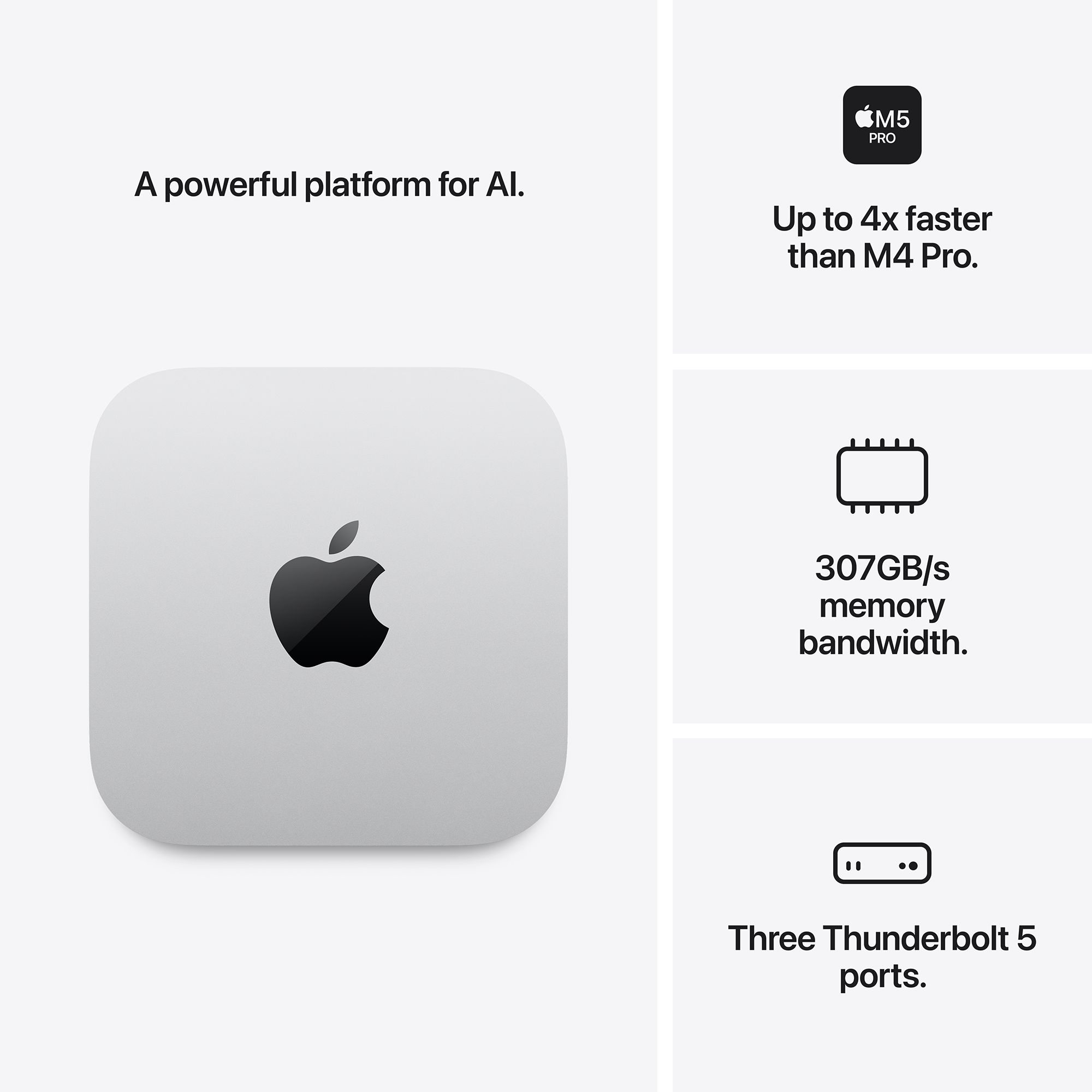 Apple Mac mini M5 Pro Chip 2026 Mini Tower (24GB, 512GB SSD, 16-core GPU, macOS, Silver) Apple Mac mini M5 Pro Chip 2026 Mini Tower (24GB, 512GB SSD, 16-core GPU, macOS, Silver)_3