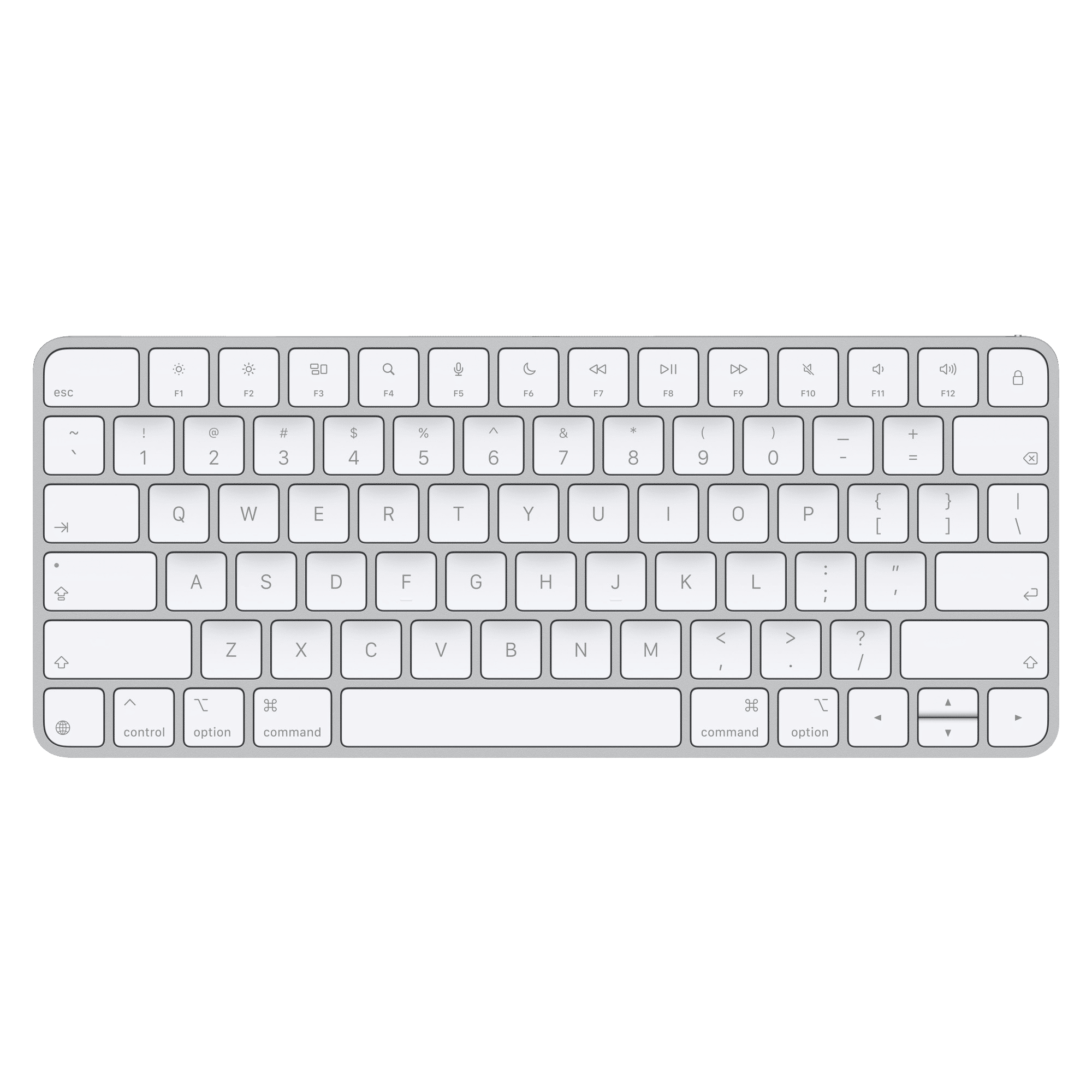Apple Magic Rechargeable Bluetooth Wireless Keyboard with Multimedia Keys (Long-Lasting Battery, White) Apple Magic Rechargeable Bluetooth Wireless Keyboard with Multimedia Keys (Long-Lasting Battery, White)_1