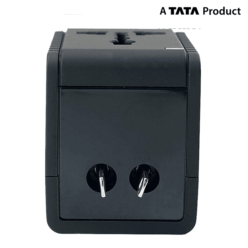 Croma 4 Plugs Universal Travel Adapter (Dual USB Port, CREP0144, Black) Croma 4 Plugs Universal Travel Adapter (Dual USB Port, CREP0144, Black)_5