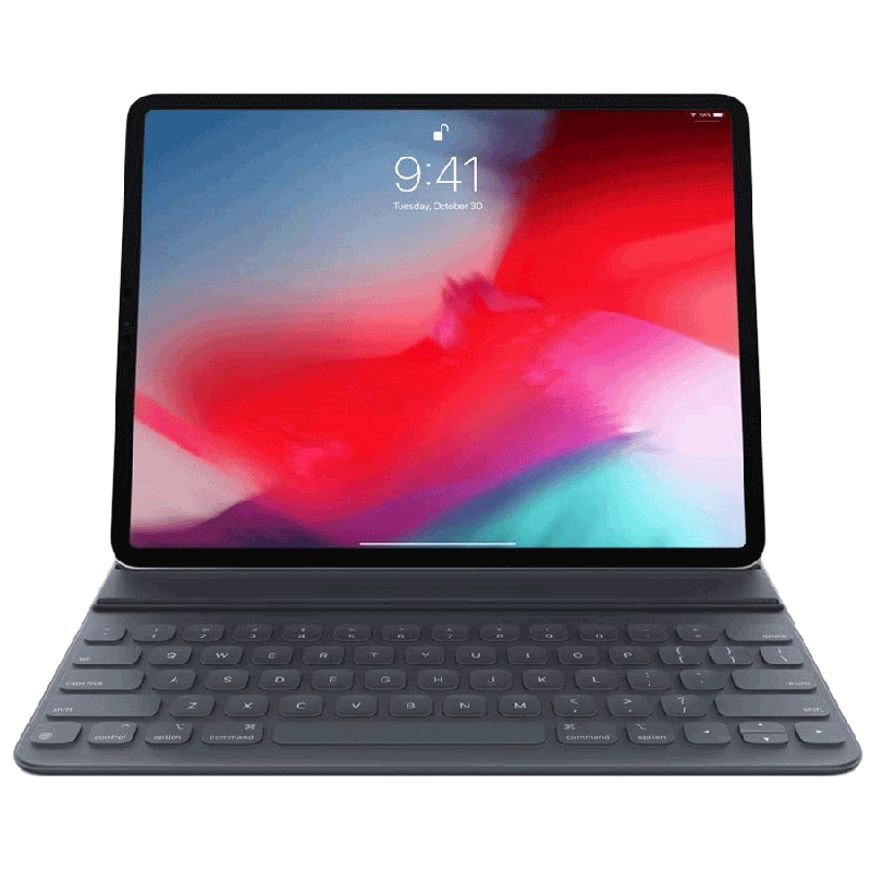 Apple MU8H2LB/A Bluetooth Keyboard for 32.76 cm iPad Pro 3rd Gen (Foldable Design, Black) Apple MU8H2LB/A Bluetooth Keyboard for 32.76 cm iPad Pro 3rd Gen (Foldable Design, Black)_1