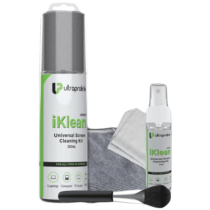 ultraprolink iKlean Antibacterial Screen Cleaning and Sanitizer Kit (Anti-Drip, UM1027, White) ultraprolink iKlean Antibacterial Screen Cleaning and Sanitizer Kit (Anti-Drip, UM1027, White)_1