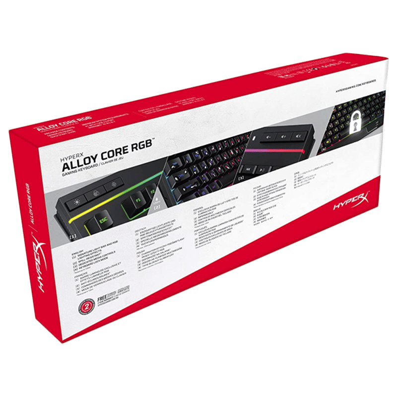 HyperX Alloy Core RGB Membrane Gaming Keyboard (HX-KB5ME2-US, Black)_9