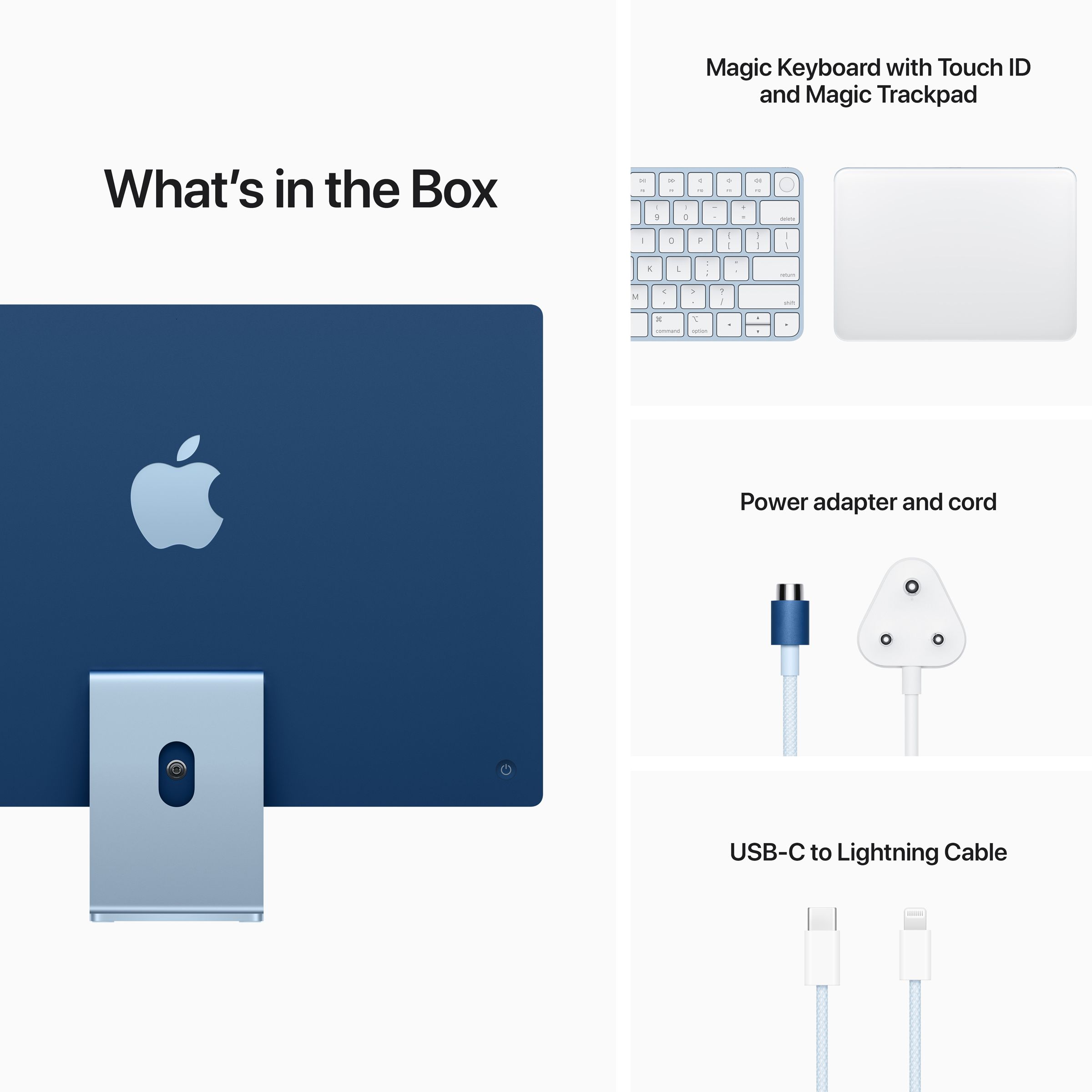 Apple iMac 24 Inch 4.5K Retina Display 2021 (M1 Chip, 8GB, 512GB, Apple, macOS Ventura, Blue)_8