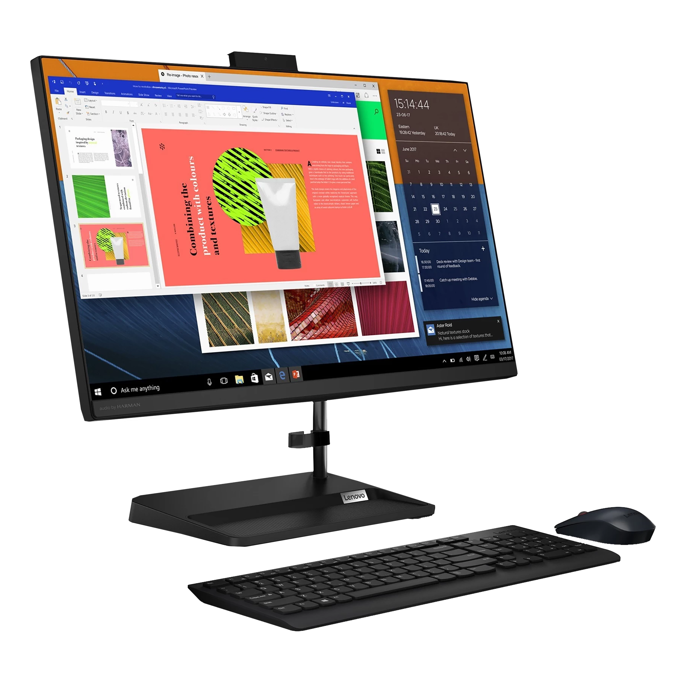 Lenovo IdeaCentre AIO 3 23.8 Inch Full HD IPS Display AMD Ryzen 7 Windows 11 Home Desktop (8GB, 512GB SSD, AMD Radeon)_4
