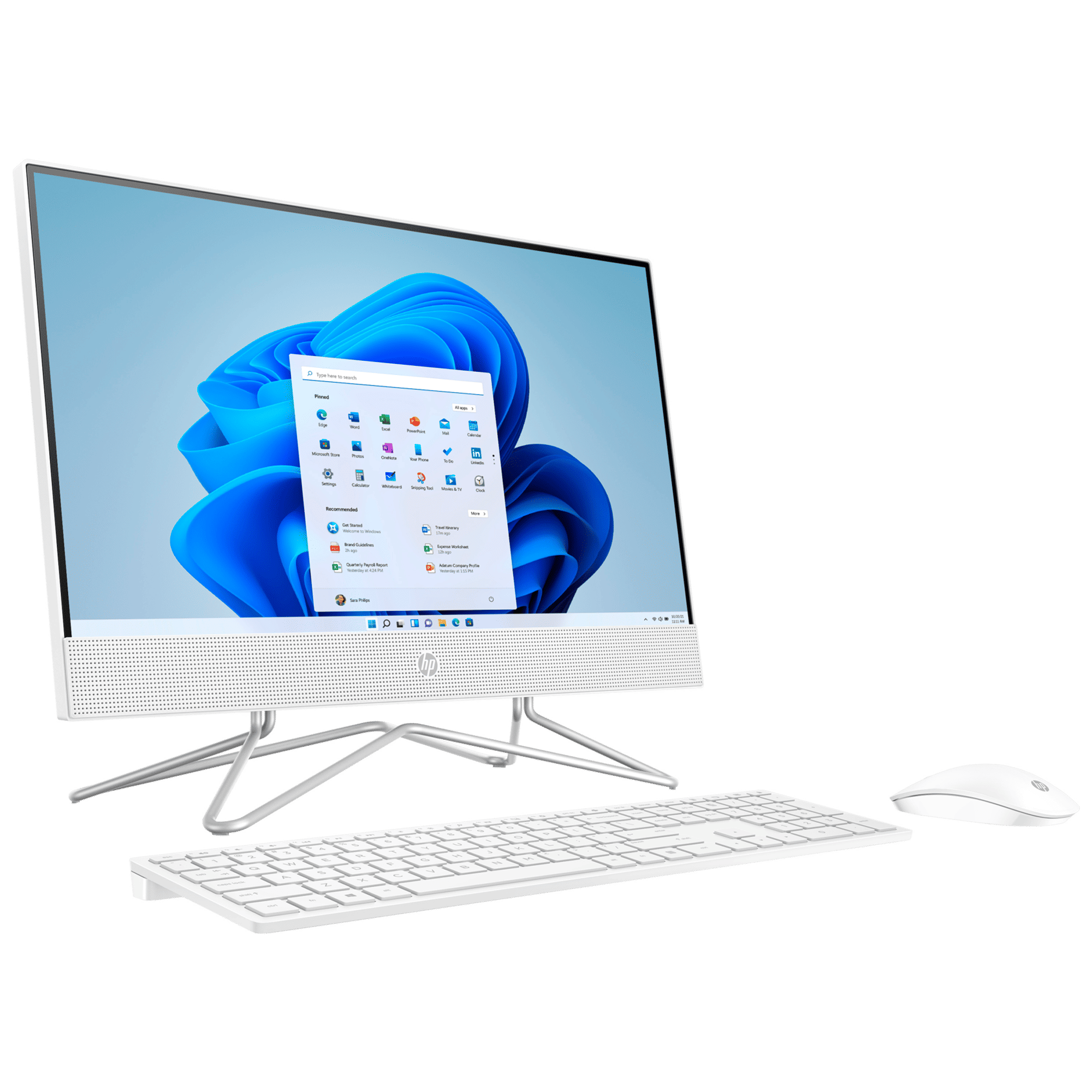 HP 22-dd0302in 21.5 Inch Full HD Display AMD Ryzen 3 Windows 11 Home Desktop (8GB, 1TB HDD, AMD Radeon)_2