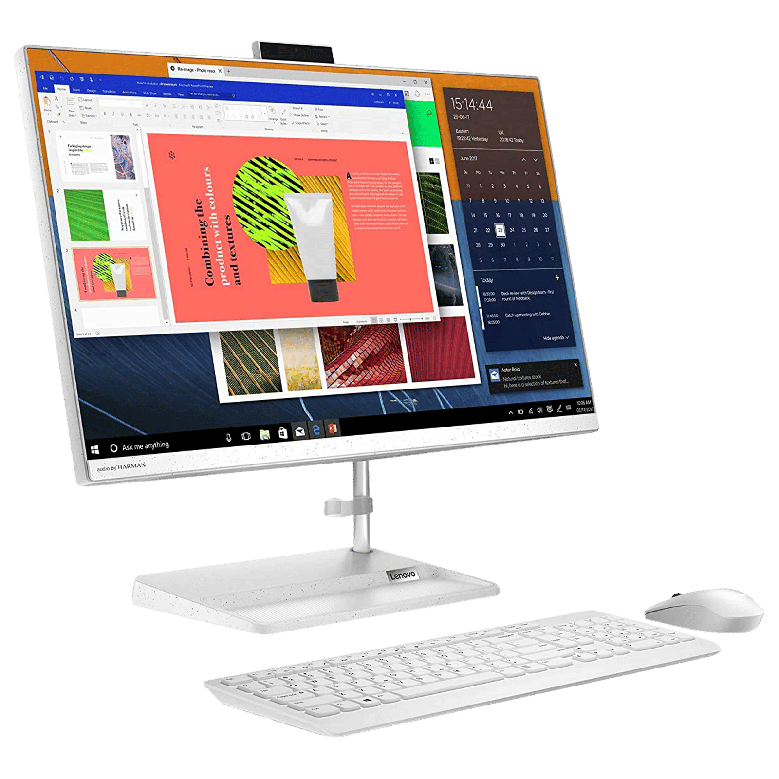 Lenovo IdeaCentre AIO 3 23.8 Inch Full HD IPS Display AMD Ryzen 5 Windows 11 Home Desktop (8GB, 512GB SSD, AMD Radeon)_4