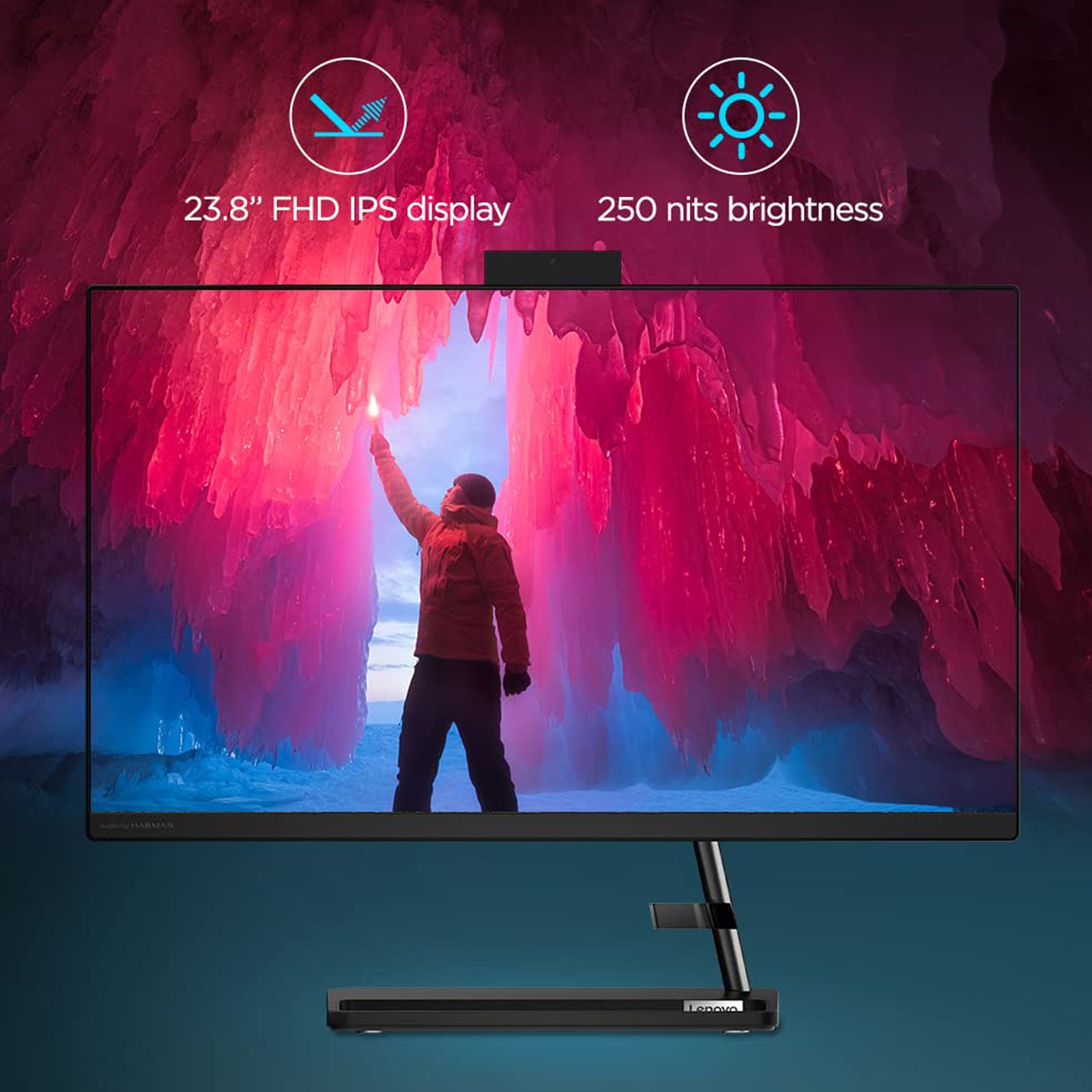 Lenovo IdeaCentre AIO 3 23.8 Inch Full HD IPS Display AMD Ryzen 5 Windows 11 Home Desktop (8GB, 512GB SSD, AMD Radeon)_12