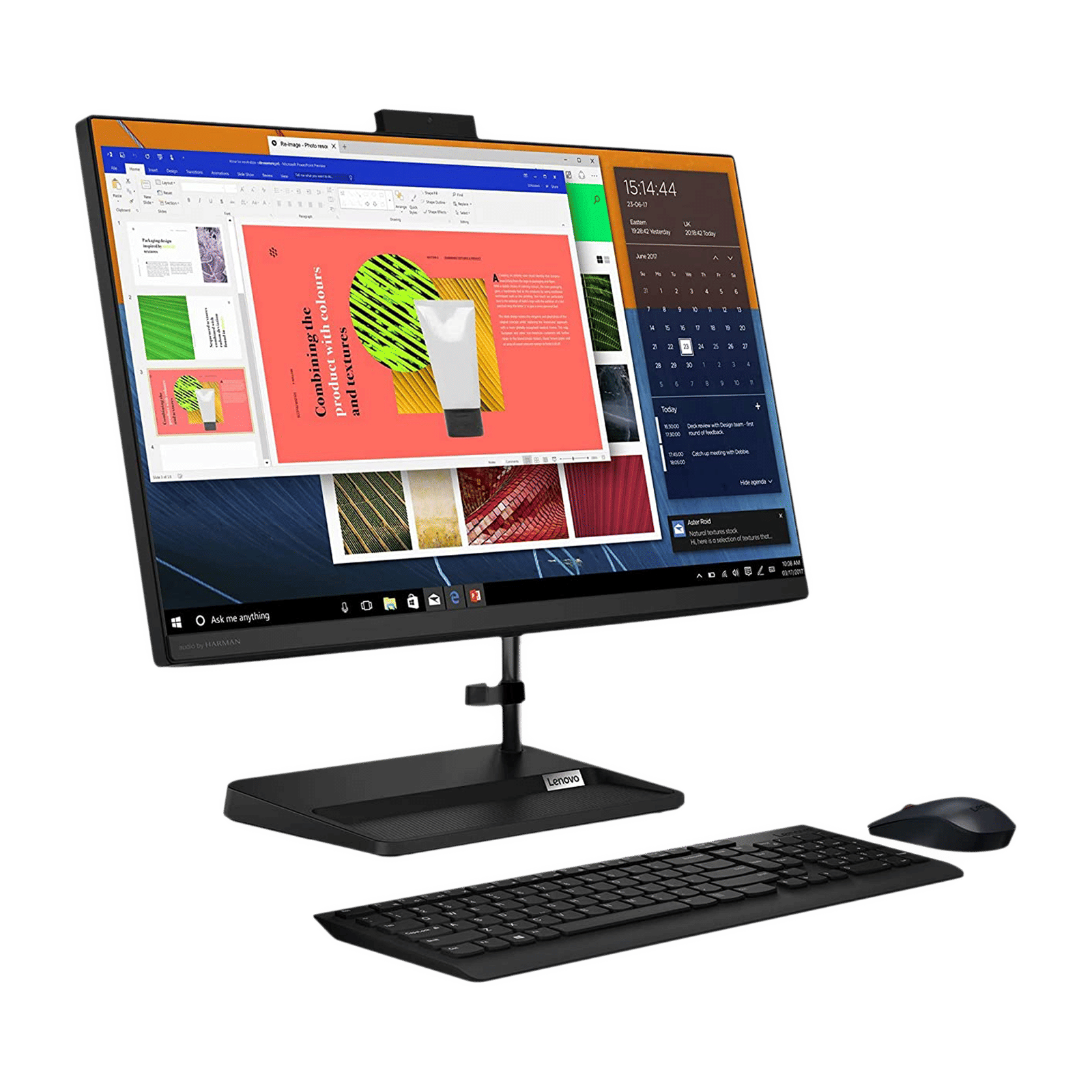 Lenovo IdeaCentre AIO 3 23.8 Inch Full HD IPS Display AMD Ryzen 5 Windows 11 Home Desktop (8GB, 512GB SSD, AMD Radeon)_4
