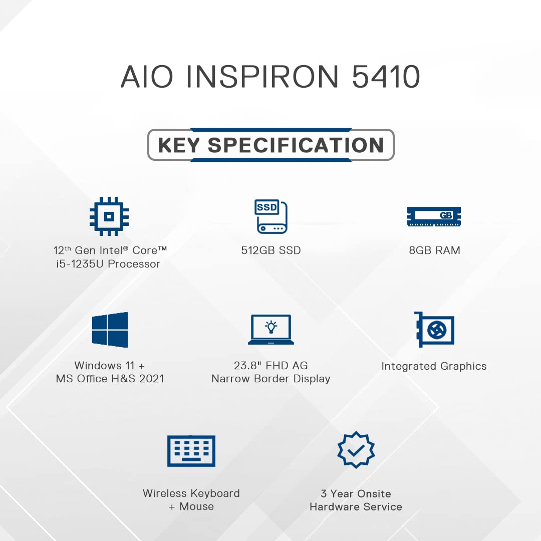 DELL Inspiron 5410 23.8 Inch Full HD Display Intel Core i5 12th Gen Windows 11 Home Desktop (8GB, 512GB SSD, Intel UHD) DELL Inspiron 5410 23.8 Inch Full HD Display Intel Core i5 12th Gen Windows 11 Home Desktop (8GB, 512GB SSD, Intel UHD)_14