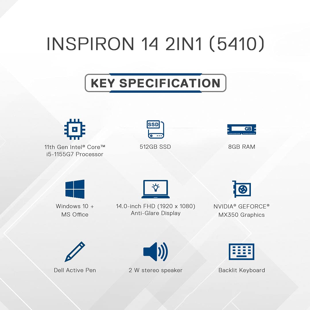 DELL Inspiron 5410 23.8 Inch Full HD Display Intel Core i5 12th Gen Windows 11 Home Desktop (8GB, 1TB HDD, 256GB SSD, Intel UHD)_14