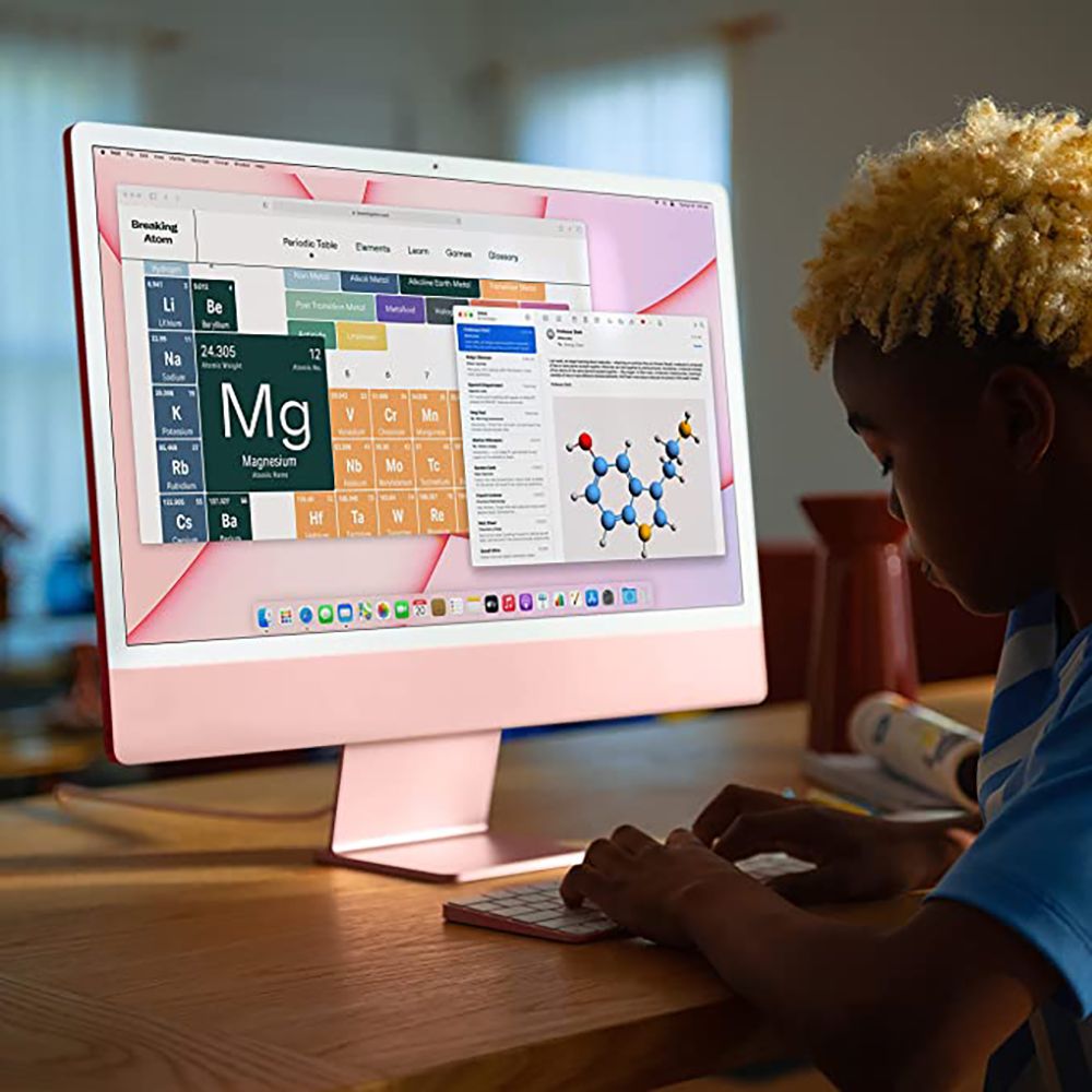 Apple iMac 24 Inch 4.5K Retina Display 2021 (M1 Chip, 8GB, 256GB, Apple, macOS Big Sur, Silver) Apple iMac 24 Inch 4.5K Retina Display 2021 (M1 Chip, 8GB, 256GB, Apple, macOS Big Sur, Silver)_4