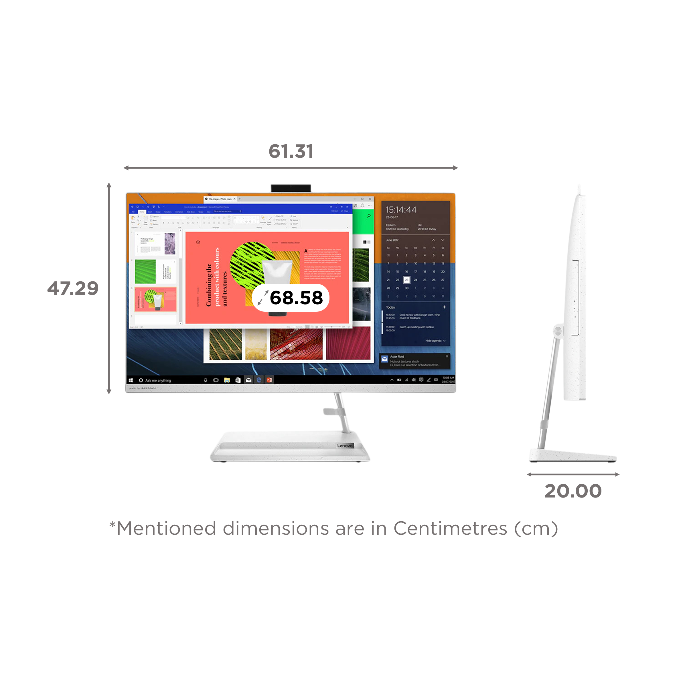 Lenovo IdeaCentre AIO 3 27 Inch Full HD IPS Display Intel Core i5 12th Gen Windows 11 Home Desktop (16GB, 512GB SSD, Intel Iris Xe)_2