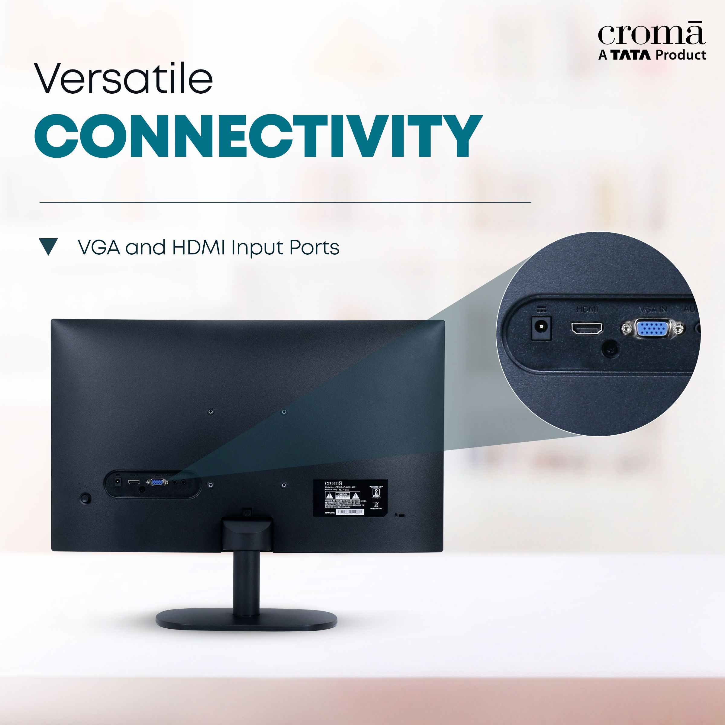 Croma 60.9 cm (24 inch) Full HD VA Panel LED Monitor With Built-in Speaker Croma 60.9 cm (24 inch) Full HD VA Panel LED Monitor With Built-in Speaker_14