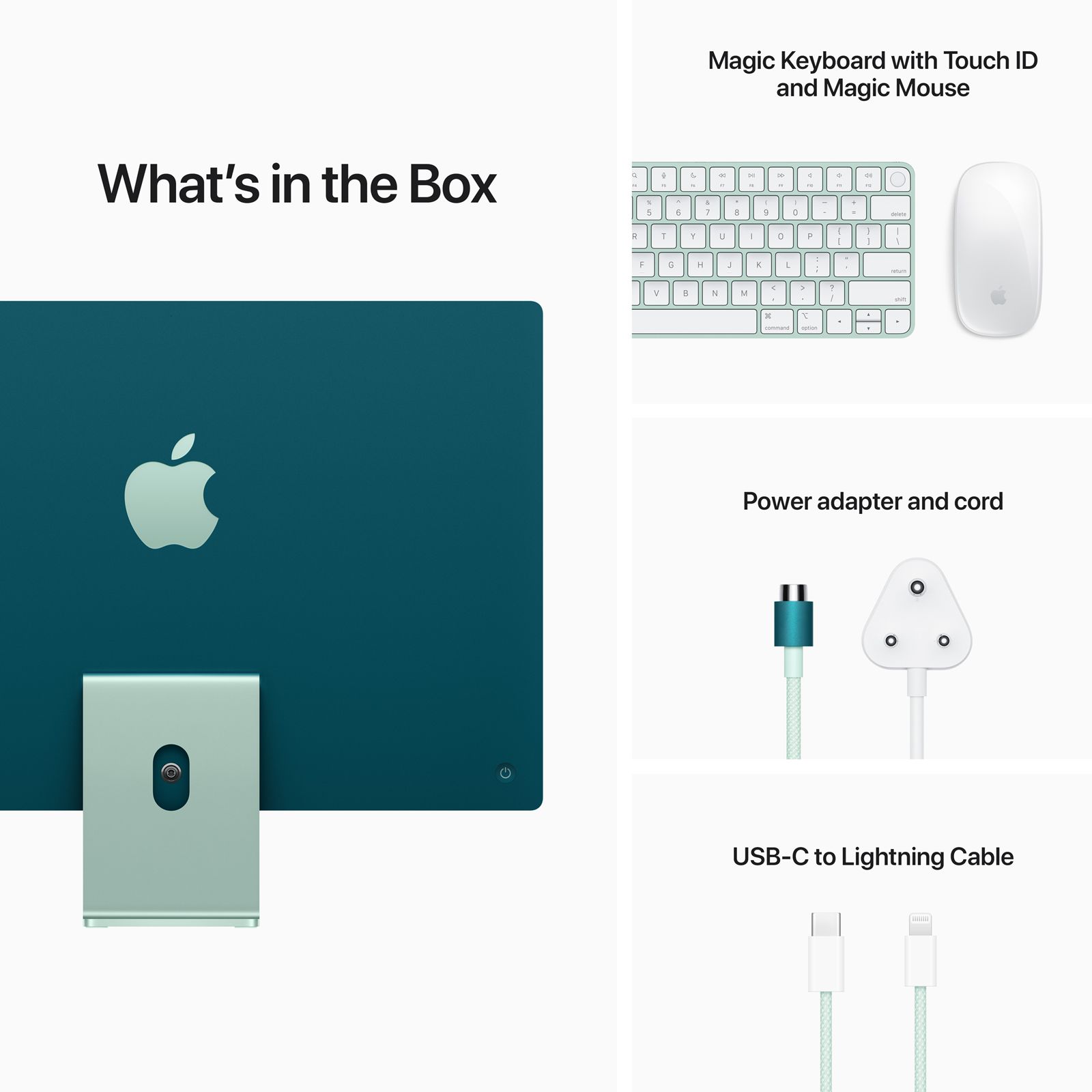 Apple iMac 24 Inch 4.5K Retina Display 2023 (M3 Chip, 8GB, 256GB, macOS, Green)_5