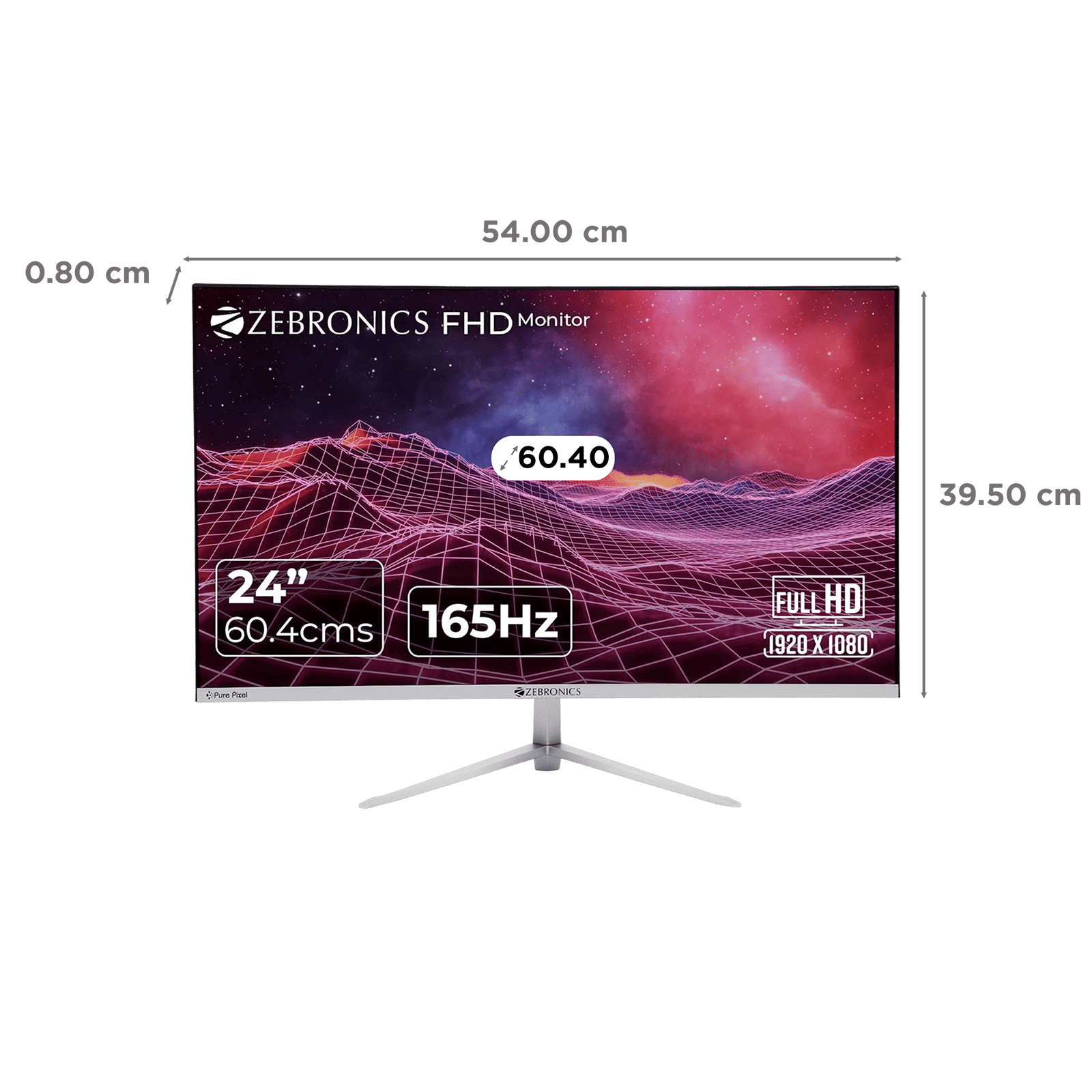 ZEBRONICS ZEB-A24FHD 60.4 cm (24 inch) Full HD VA Panel LED Ultra Slim Gaming Monitor with Anti Glare Screen ZEBRONICS ZEB-A24FHD 60.4 cm (24 inch) Full HD VA Panel LED Ultra Slim Gaming Monitor with Anti Glare Screen_2