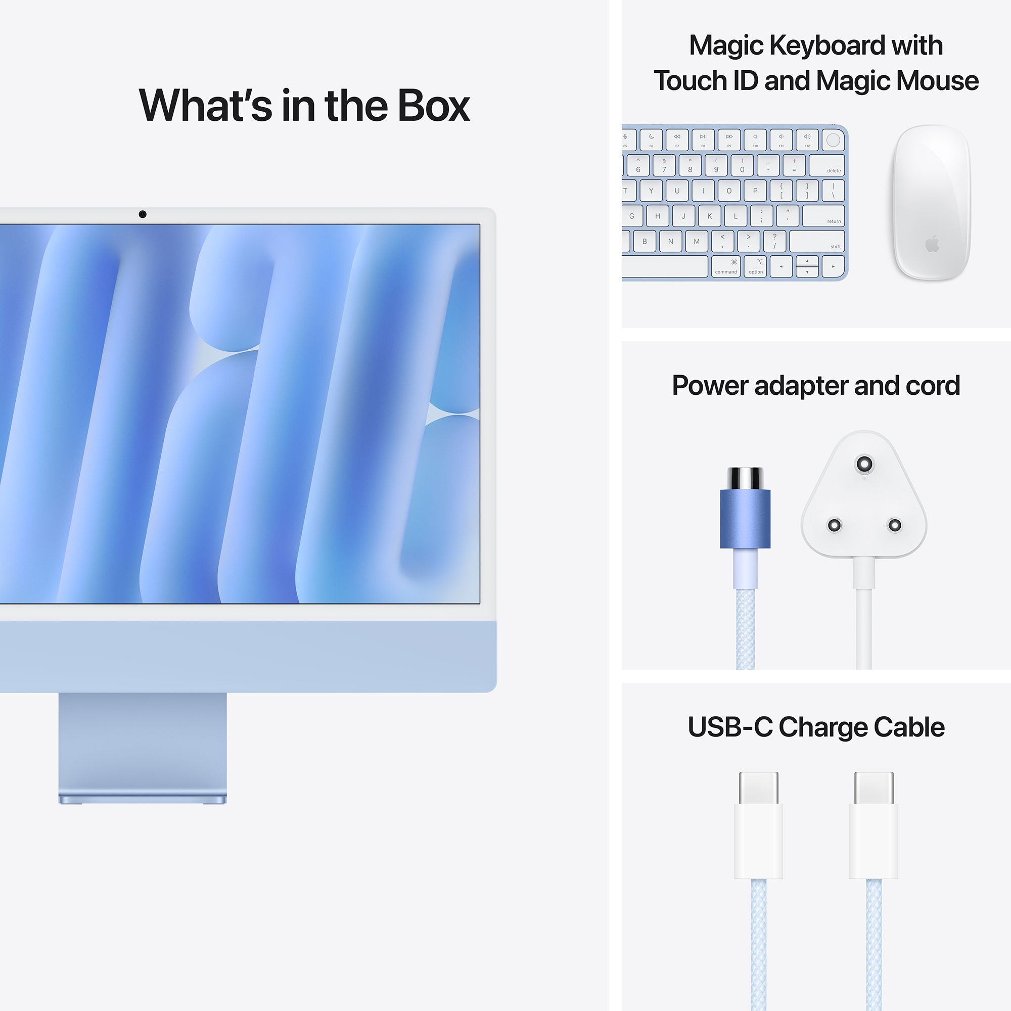 Apple iMac 24 Inch 4.5K Retina Display 2024 (24GB, 512GB, M4 Chip, macOS Sequoia, Blue)_9