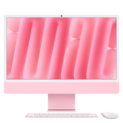 Apple iMac 24 Inch 4.5K Retina Display 2024 (16GB, 256GB, M4 Chip, macOS Sequoia, Pink)