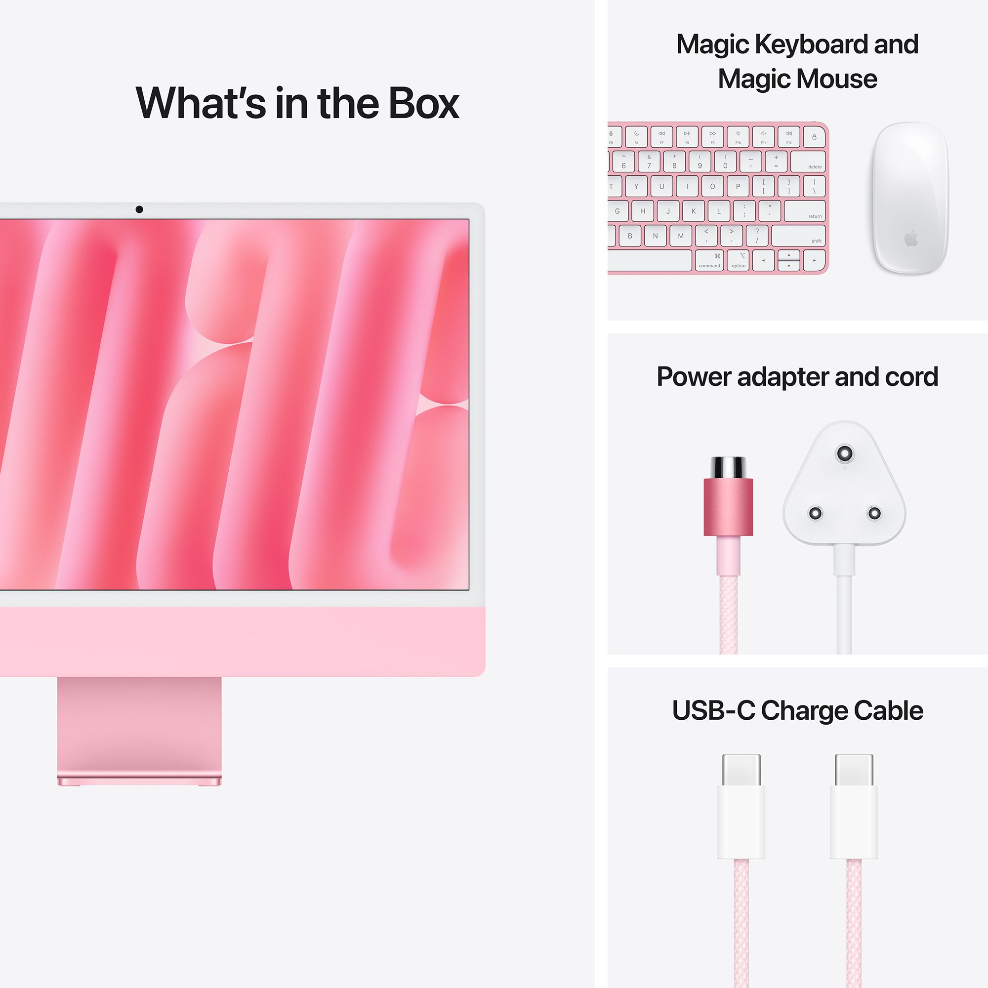 Apple iMac 24 Inch 4.5K Retina Display 2024 (16GB, 256GB, M4 Chip, macOS Sequoia, Pink) Apple iMac 24 Inch 4.5K Retina Display 2024 (16GB, 256GB, M4 Chip, macOS Sequoia, Pink)_9