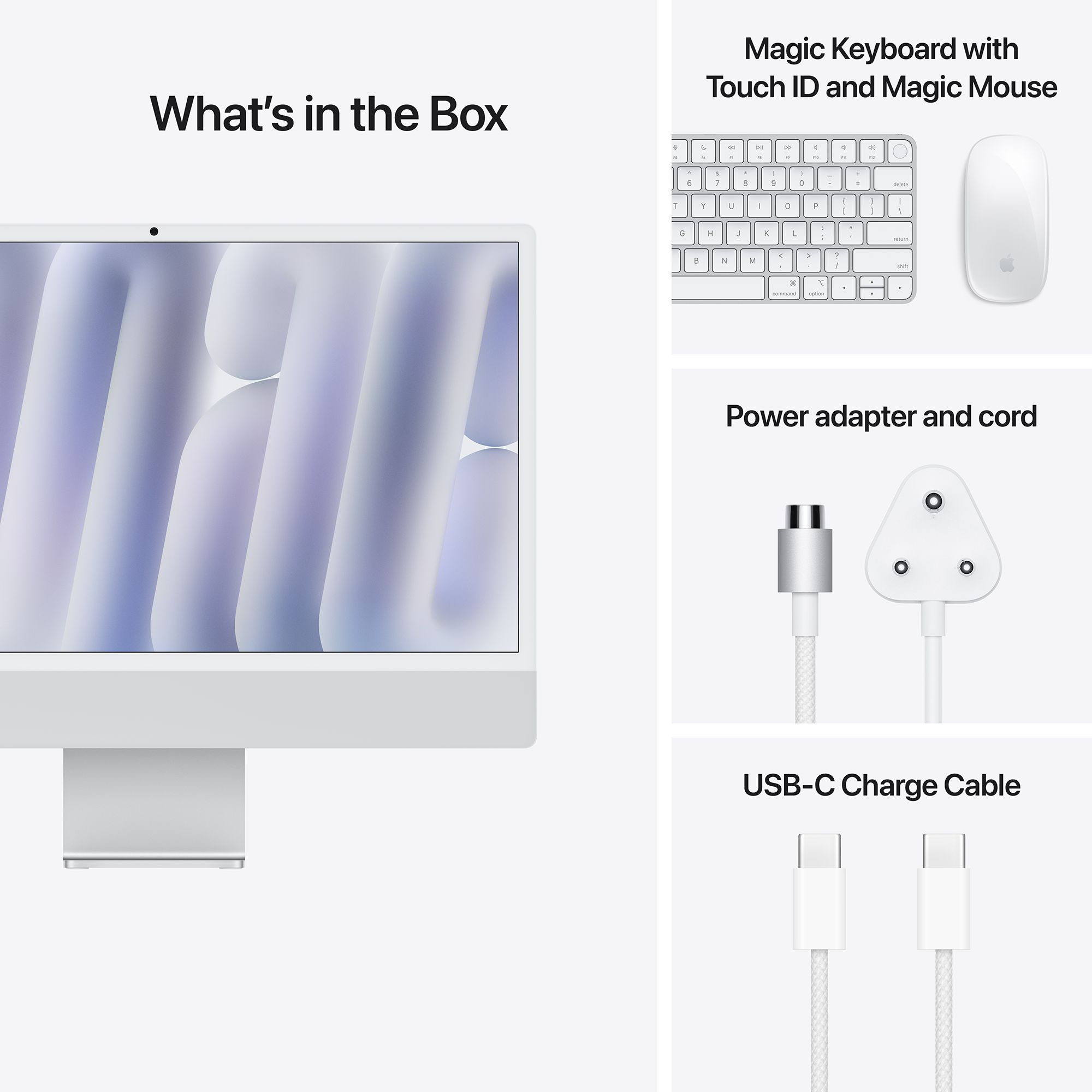 Apple iMac 24 Inch 4.5K Retina Display 2024 (16GB, 512GB, M4 Chip, macOS Sequoia, Silver)_9