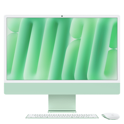 Apple iMac 24 Inch 4.5K Retina Display 2024 (16GB, 256GB, M4 Chip, macOS Sequoia, Green)