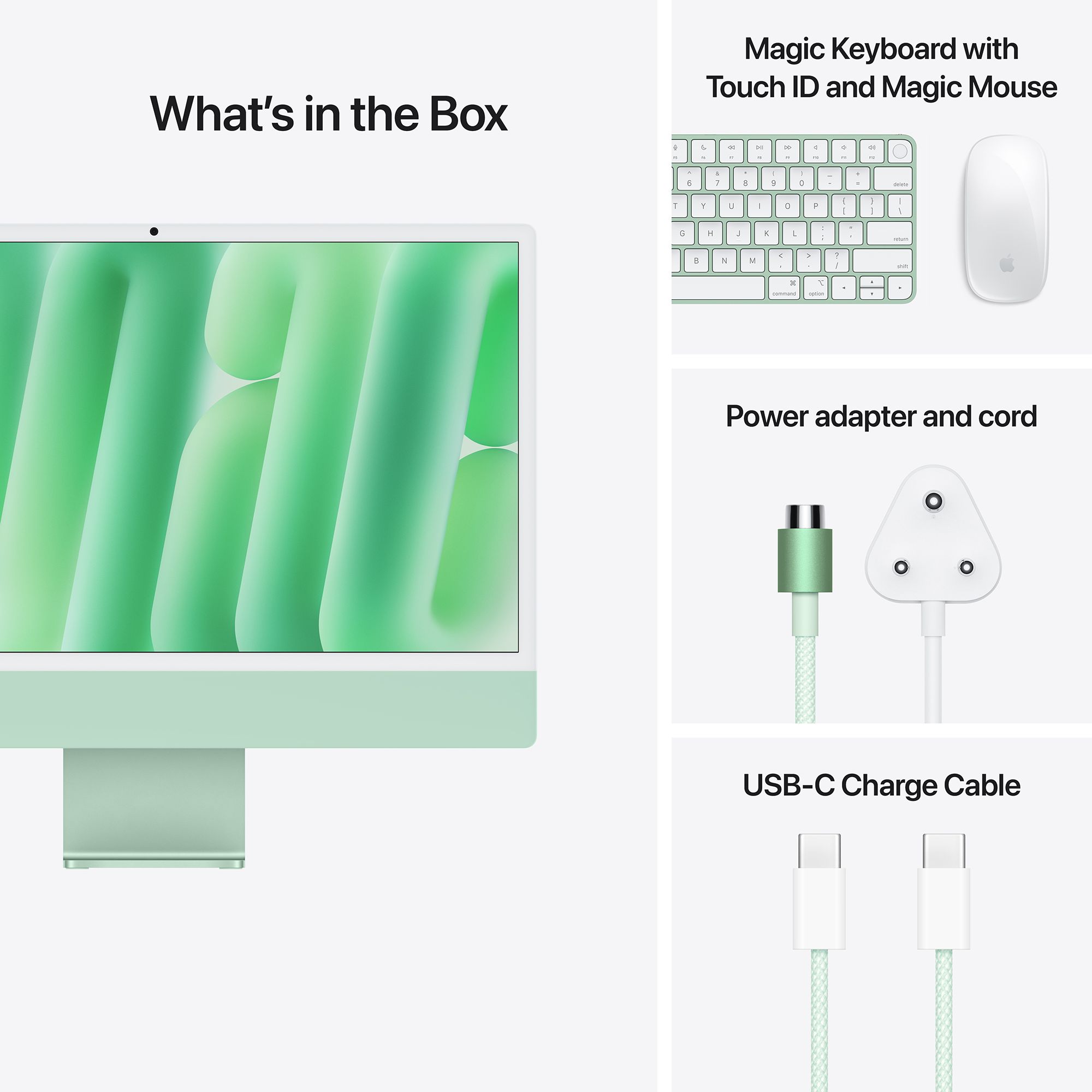 Apple iMac 24 Inch 4.5K Retina Display 2024 (16GB, 256GB, M4 Chip, macOS Sequoia, Green) Apple iMac 24 Inch 4.5K Retina Display 2024 (16GB, 256GB, M4 Chip, macOS Sequoia, Green)_9