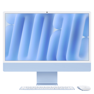 Apple iMac 24 Inch 4.5K Retina Display 2024 (16GB, 512GB, M4 Chip, macOS Sequoia, Blue)