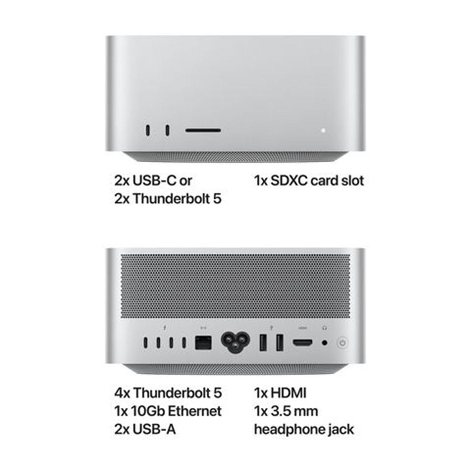 Apple Mac Studio M4 Max Chip 2025 Mini Tower (36GB, 512GB SSD, Apple 32-core GPU, macOS Sequoia, Silver)_5