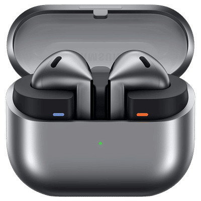 SAMSUNG Galaxy Buds3 SM-R530NZAAINU TWS Earbuds with Adaptive Active Noise Cancellation (IP57 Water Resistant, Galaxy AI, Silver)