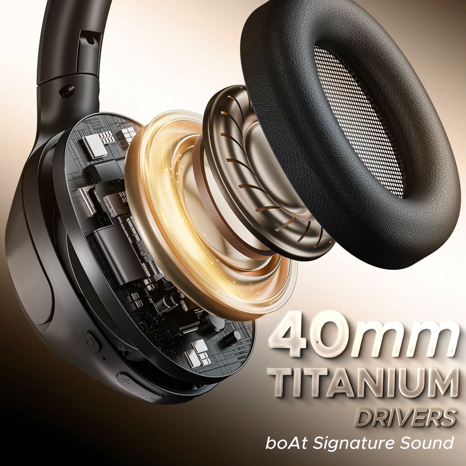 boAt Rockerz 551 ANC Pro Bluetooth Headphone with Mic (Active Noise Cancellation, Over Ear, Cosmic Black) boAt Rockerz 551 ANC Pro Bluetooth Headphone with Mic (Active Noise Cancellation, Over Ear, Cosmic Black)_5