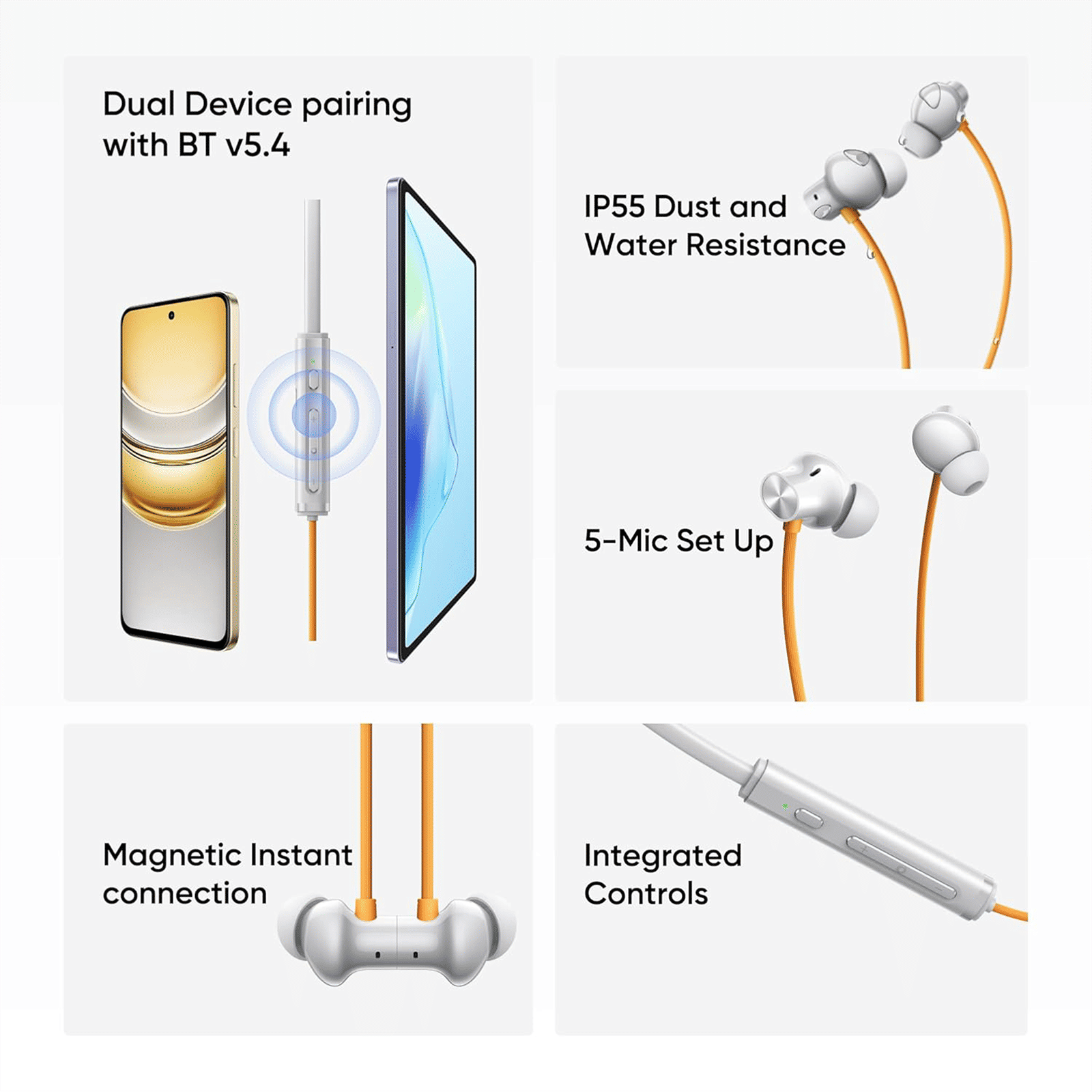 realme Buds Wireless 5 Neckband with Active Noise Cancellation (IP55 Dust & Water Resistant, Smart De-Wind Technology, Dawn Silver) realme Buds Wireless 5 Neckband with Active Noise Cancellation (IP55 Dust & Water Resistant, Smart De-Wind Technology, Dawn Silver)_12