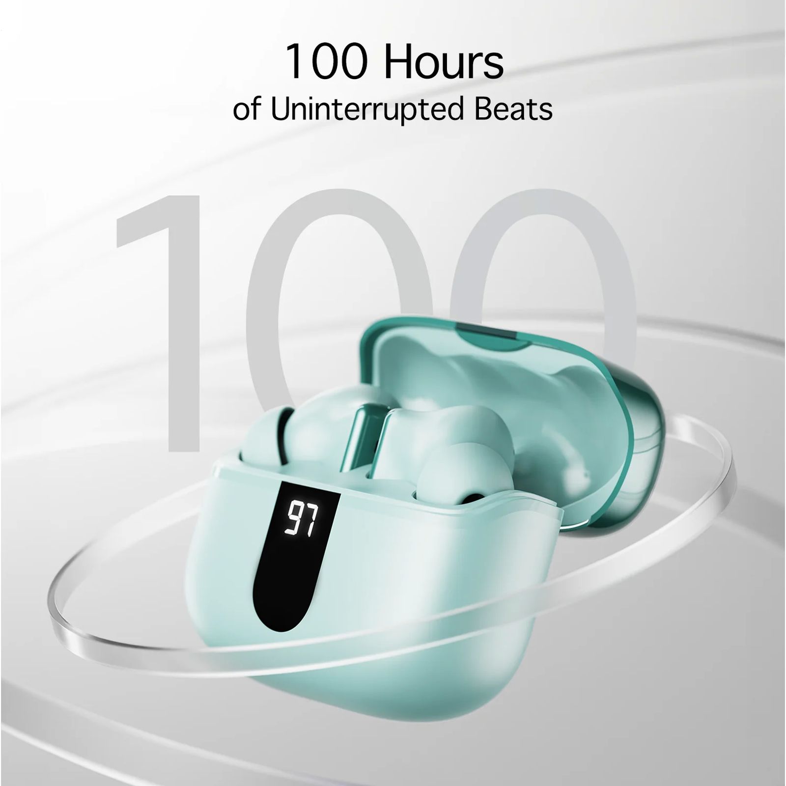 boAt Airdopes 181 Pro TWS Earbuds with Environmental Noise Cancellation (IPX5 Water Resistant, 4 Mics ENx Technology, Frosted Mint)_4