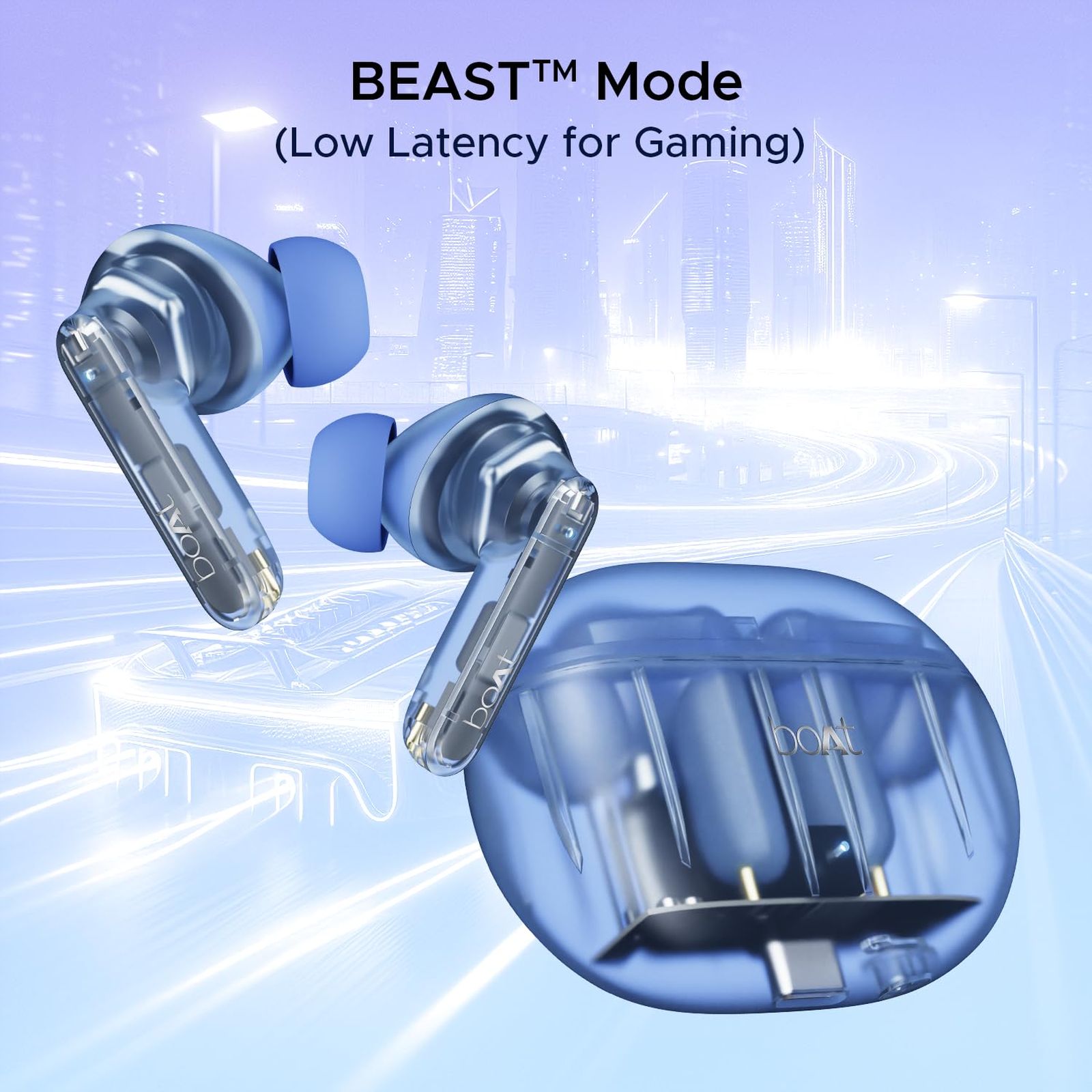 boAt Airdopes 191 ANC TWS Earbuds with Active Noise Cancellation (IPX5 Splash Resistant, 4Mics ENx, Pellucid Blue) boAt Airdopes 191 ANC TWS Earbuds with Active Noise Cancellation (IPX5 Splash Resistant, 4Mics ENx, Pellucid Blue)_5