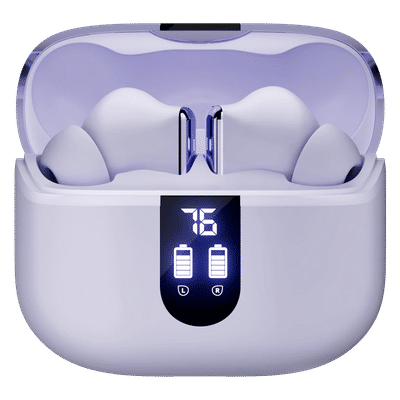 boAt Airdopes 181 Pro TWS Earbuds with Environmental Noise Cancellation (IPX5 Water Resistant, 4 Mics ENx Technology, Lilac Serenity)