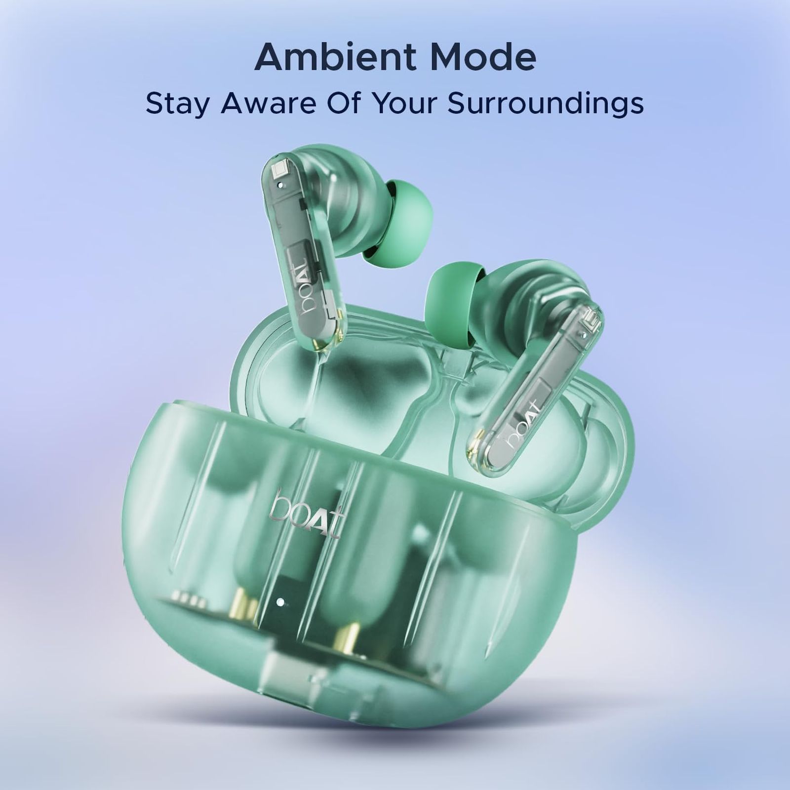 boAt Airdopes 191 ANC TWS Earbuds with Active Noise Cancellation (IPX5 Splash Resistant, 4Mics ENx, Pellucid Green) boAt Airdopes 191 ANC TWS Earbuds with Active Noise Cancellation (IPX5 Splash Resistant, 4Mics ENx, Pellucid Green)_8