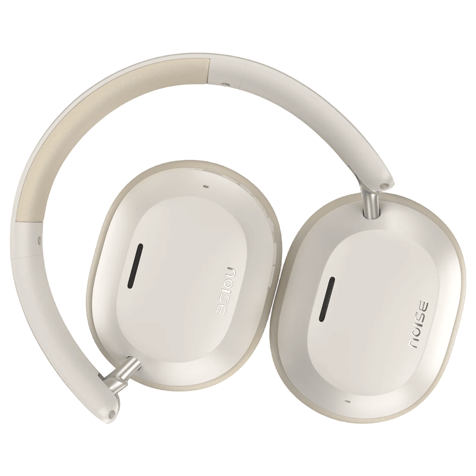 noise Airwave Max 5 Bluetooth Headphone with Mic (Adaptive Hybrid ANC, On Ear, Calm Beige)_4