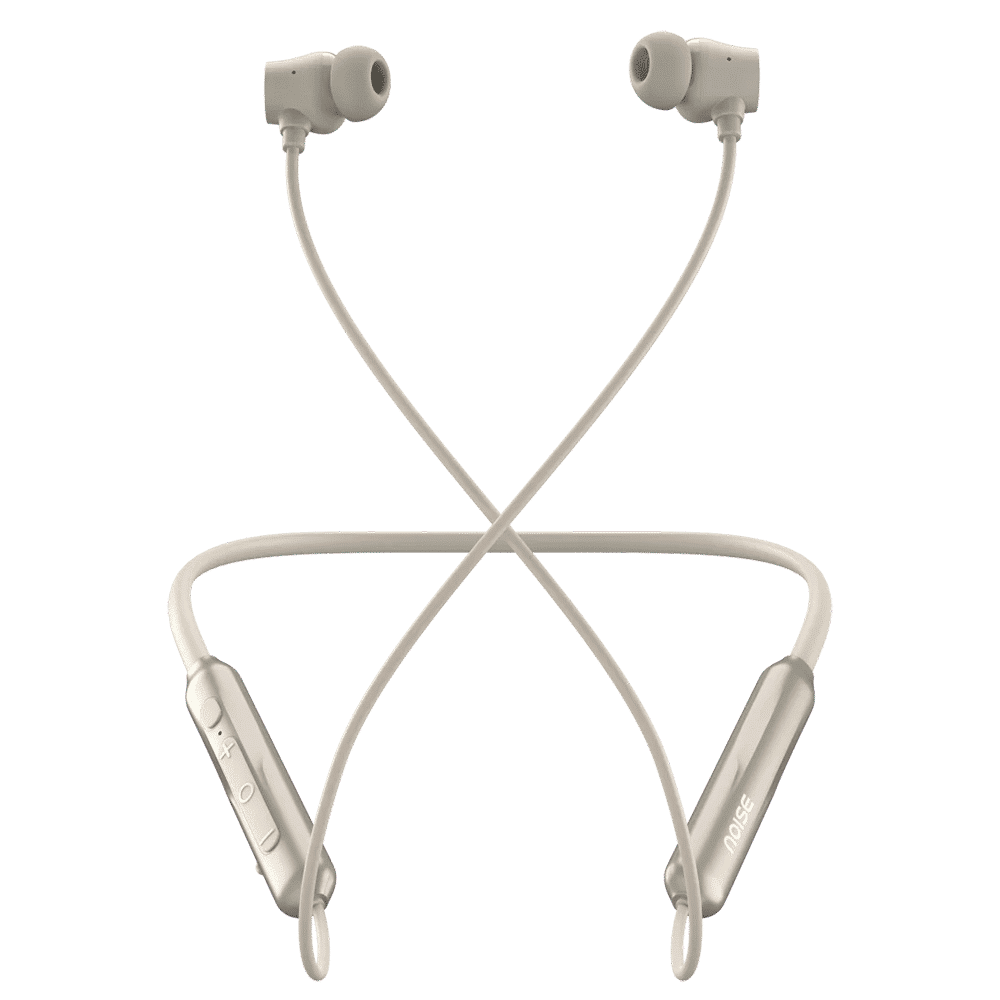 noise Airwave Pro Neckband with Active Noise Cancellation (IPX5 Water Resistant, Instacharge, Metallic Beige)_6