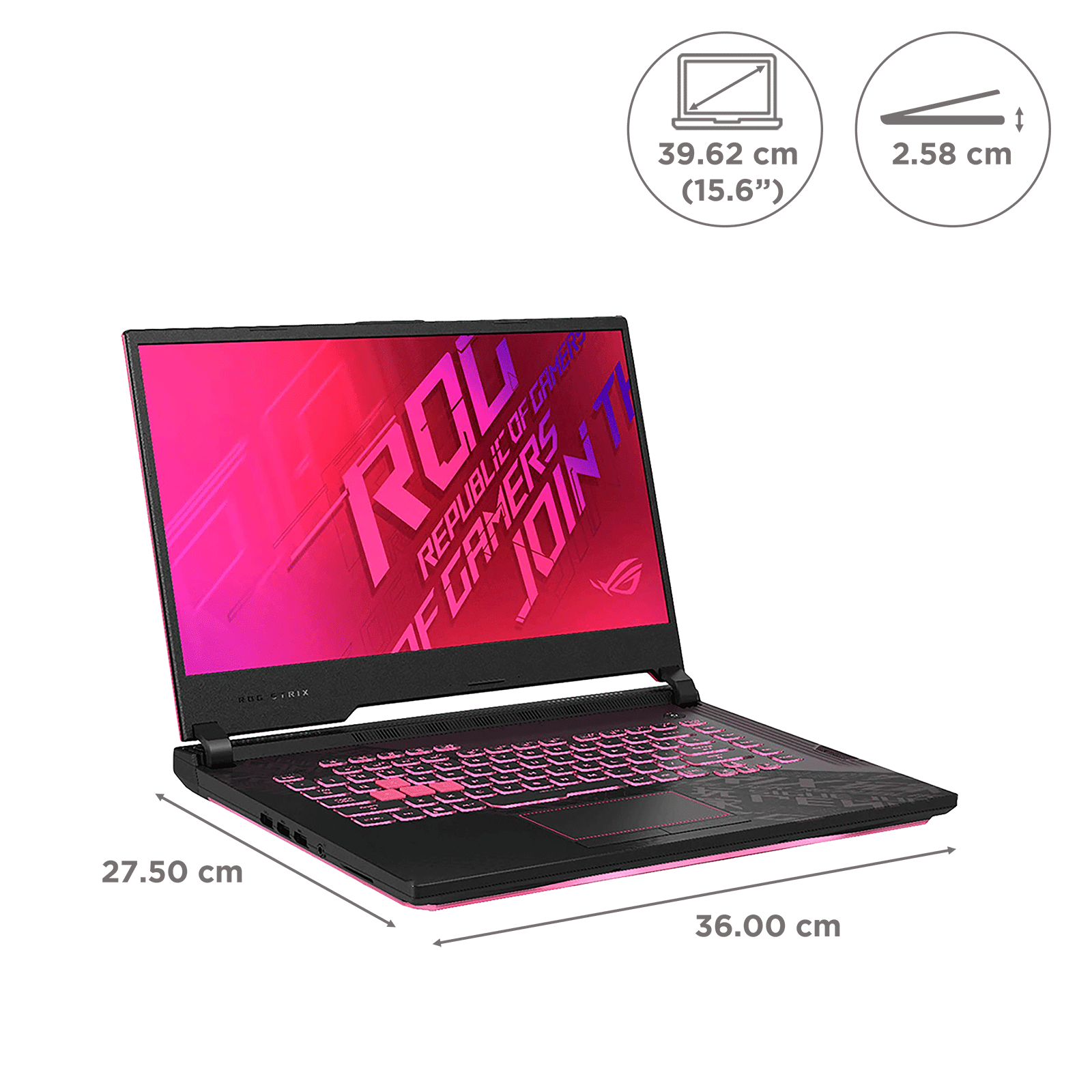 ASUS ROG Strix G15 Intel Core i5 10th Gen (15.6 inch, 8GB, 1TB, Windows 10, MS Office 2019, NVIDIA GeForceGTX 1650Ti Graphics, FHD IPS Display, Electro Punk, G512LI-HN118TS) ASUS ROG Strix G15 Intel Core i5 10th Gen (15.6 inch, 8GB, 1TB, Windows 10, MS Office 2019, NVIDIA GeForceGTX 1650Ti Graphics, FHD IPS Display, Electro Punk, G512LI-HN118TS)_2