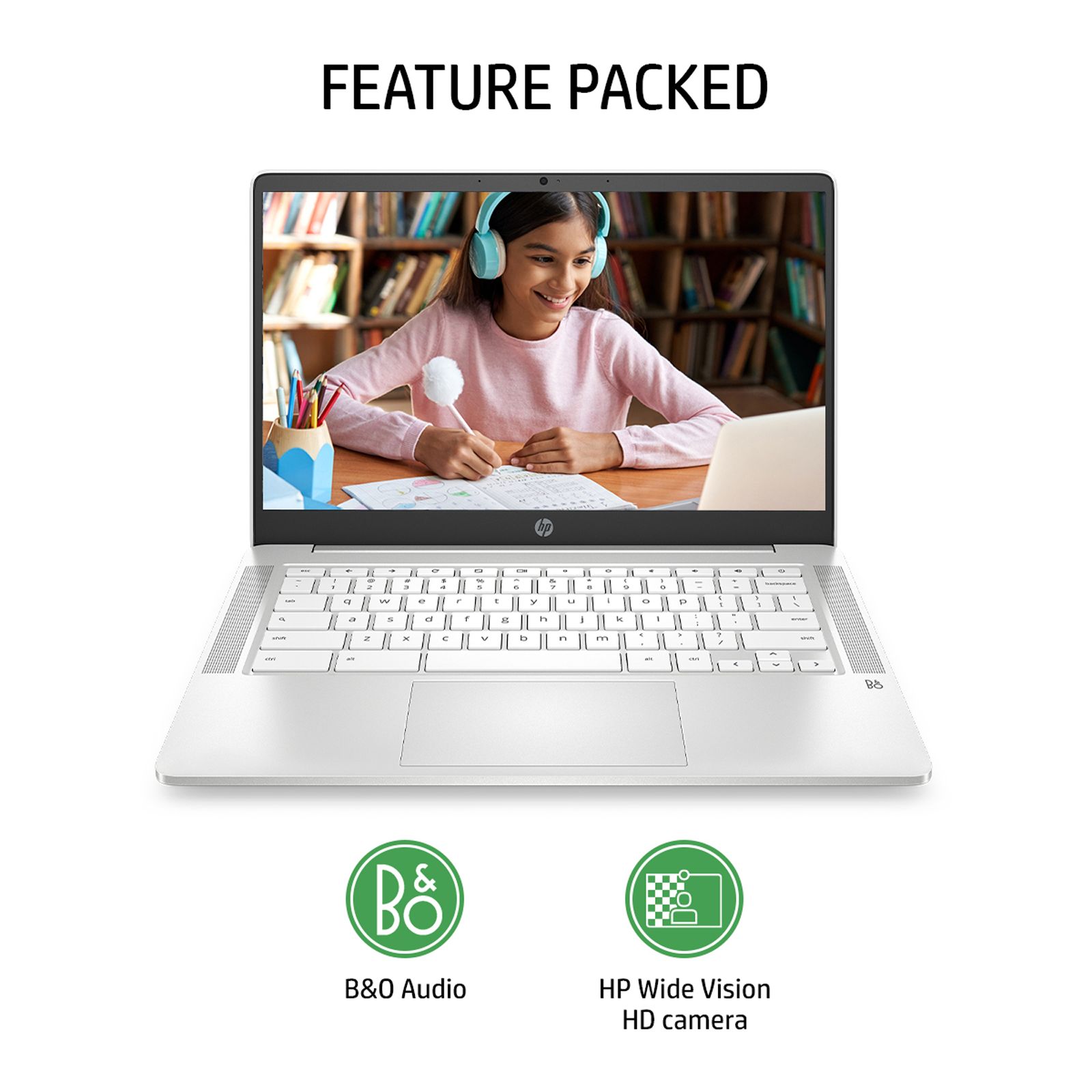 HP 14a-na0002tu Chromebook Intel Celeron (4GB, 64GB, Chrome OS, 14 inch, Ceramic White, 2Z326PA#ACJ) HP 14a-na0002tu Chromebook Intel Celeron (4GB, 64GB, Chrome OS, 14 inch, Ceramic White, 2Z326PA#ACJ)_7