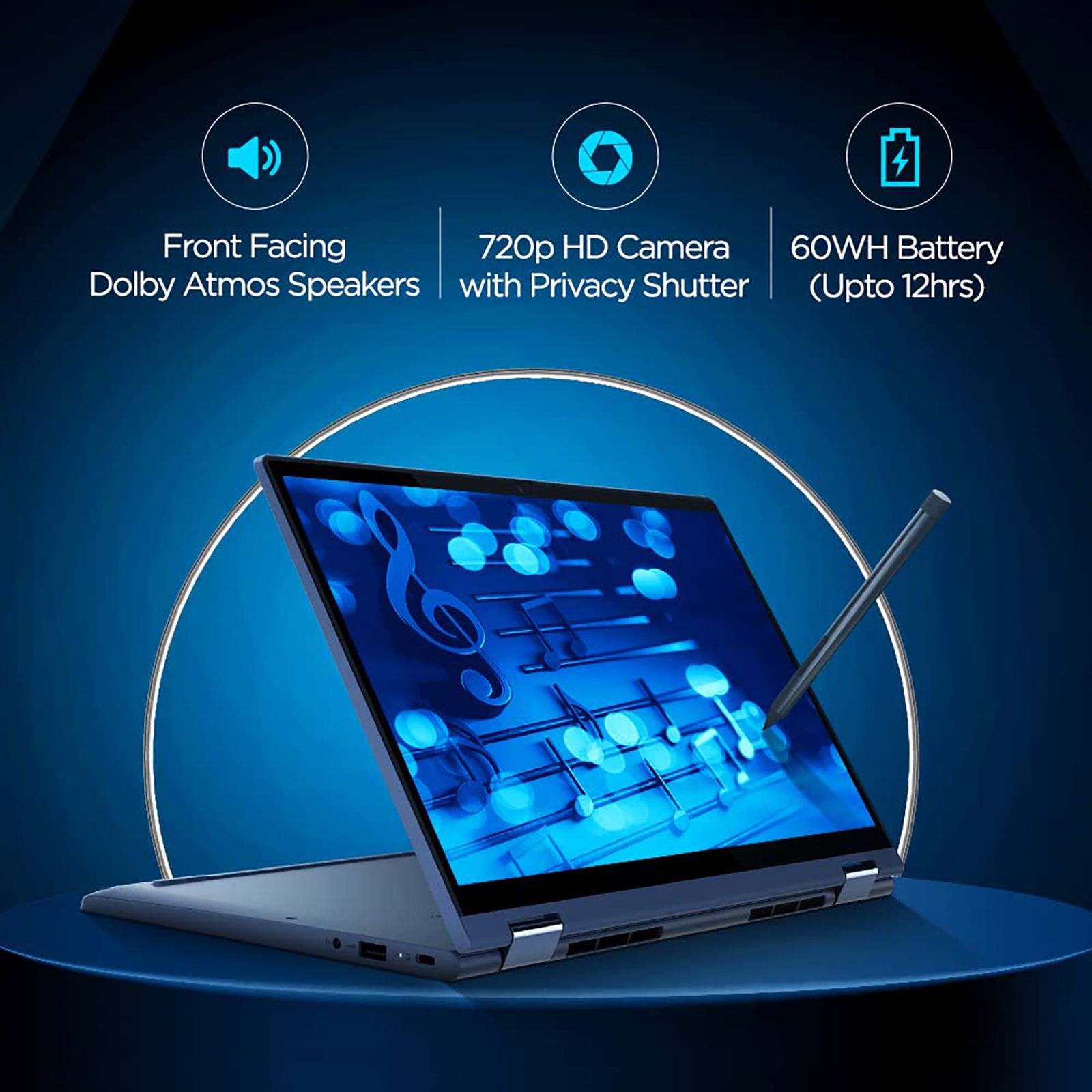 Lenovo Yoga6 7UIN AMD Ryzen 5 (13.3 inch, 16GB, 512GB, Windows 11, MS Office 2021, AMD Radeon Graphics, FHD IPS Display, Abyss Blue, 82ND007UIN) Lenovo Yoga6 7UIN AMD Ryzen 5 (13.3 inch, 16GB, 512GB, Windows 11, MS Office 2021, AMD Radeon Graphics, FHD IPS Display, Abyss Blue, 82ND007UIN)_13