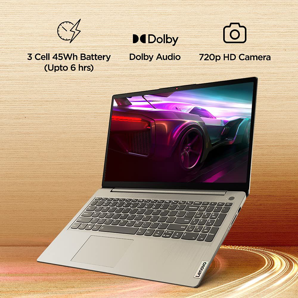 Lenovo IdeaPad Slim 3 Intel Core i3 11th Gen (15.6 inch, 8GB, 256GB, Windows 11, MS Office 2021, Intel UHD Graphics, FHD Display, Arctic Grey, 82H801L3IN)_12