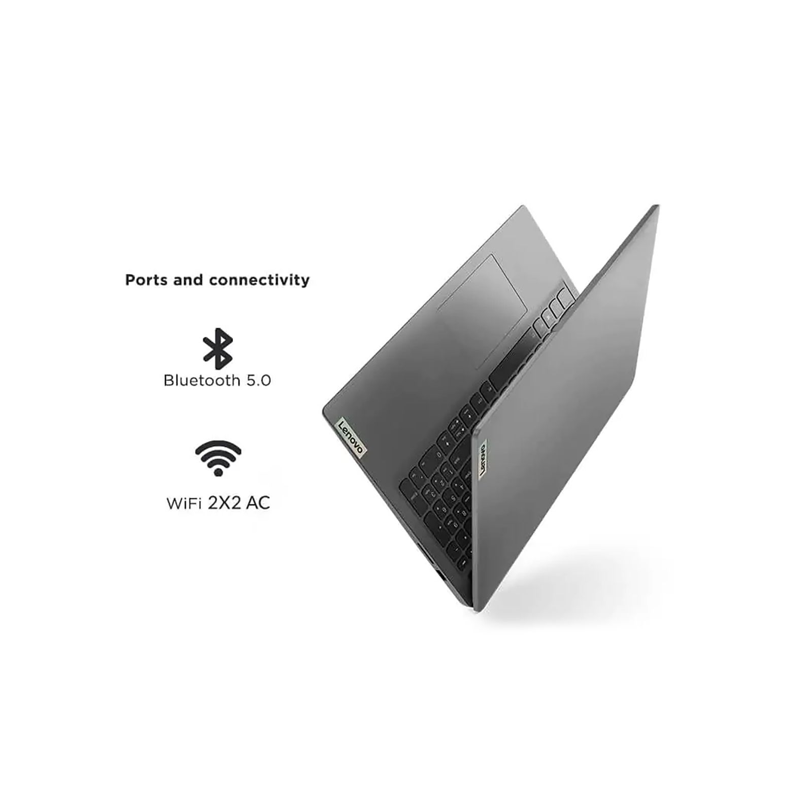 Lenovo IdeaPad Slim 3 Intel Core i3 11th Gen (15.6 inch, 8GB, 256GB, Windows 11, MS Office 2021, Intel UHD Graphics, FHD Display, Arctic Grey, 82H801L3IN)_15