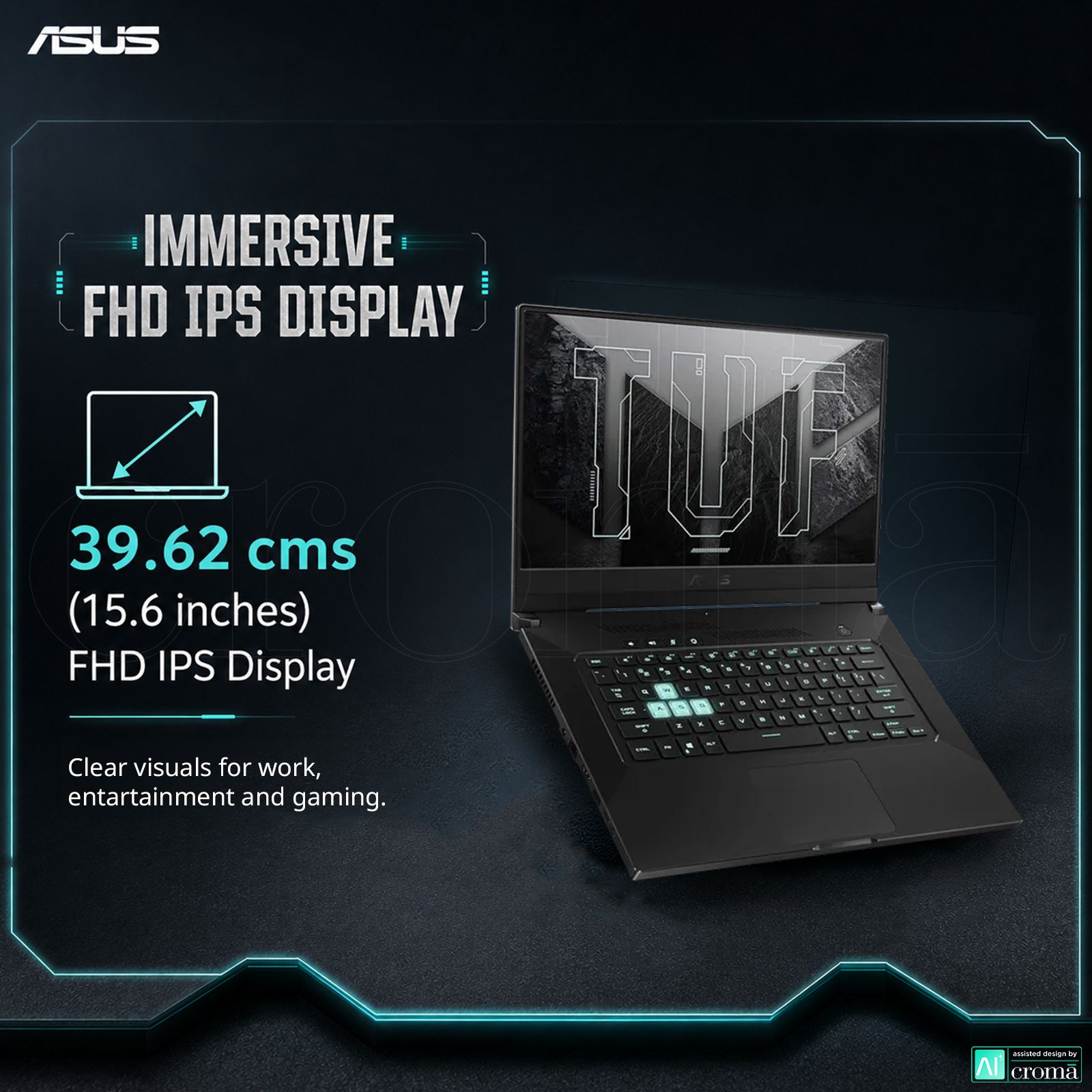 ASUS TUF Dash F15 Intel Core i5 11th Gen (15.6 inch, 16GB, 512GB, Windows 11, MS Office 2019, NVIDIA GeForce RTX 3060 Graphics, FHD IPS Display, Eclipse Grey, FX516PMZ-HN183WS) ASUS TUF Dash F15 Intel Core i5 11th Gen (15.6 inch, 16GB, 512GB, Windows 11, MS Office 2019, NVIDIA GeForce RTX 3060 Graphics, FHD IPS Display, Eclipse Grey, FX516PMZ-HN183WS)_5
