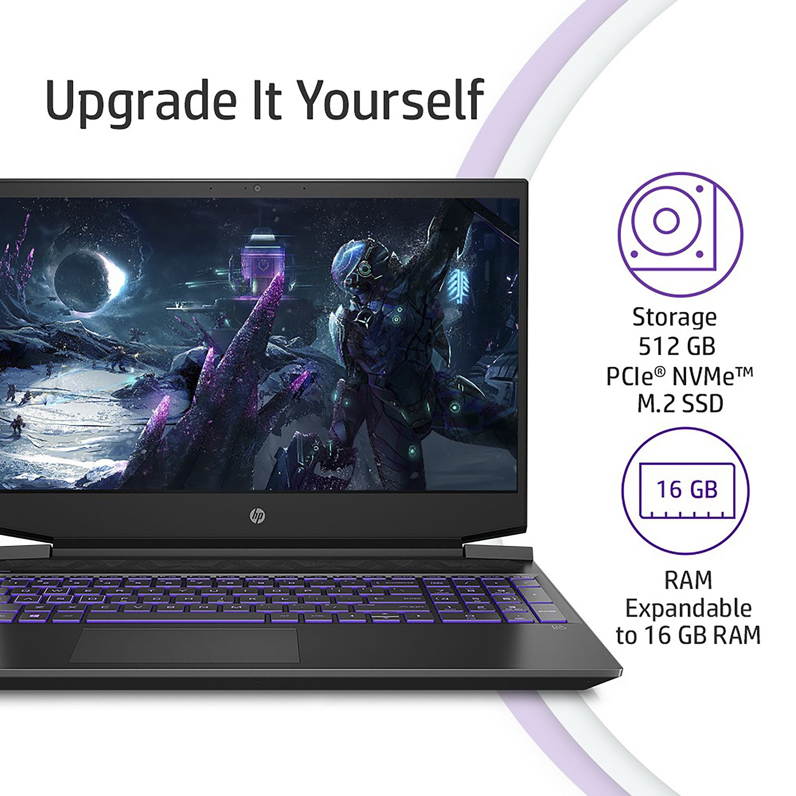 HP Pavilion 15-EC2144AX AMD Ryzen 5 (15.6 inch, 8GB, 512GB, Windows 11, MS Office, NVIDIA GeForce GTX 1650 Graphics, FHD IPS Display, Shadow Black, 552W1PA) HP Pavilion 15-EC2144AX AMD Ryzen 5 (15.6 inch, 8GB, 512GB, Windows 11, MS Office, NVIDIA GeForce GTX 1650 Graphics, FHD IPS Display, Shadow Black, 552W1PA)_9