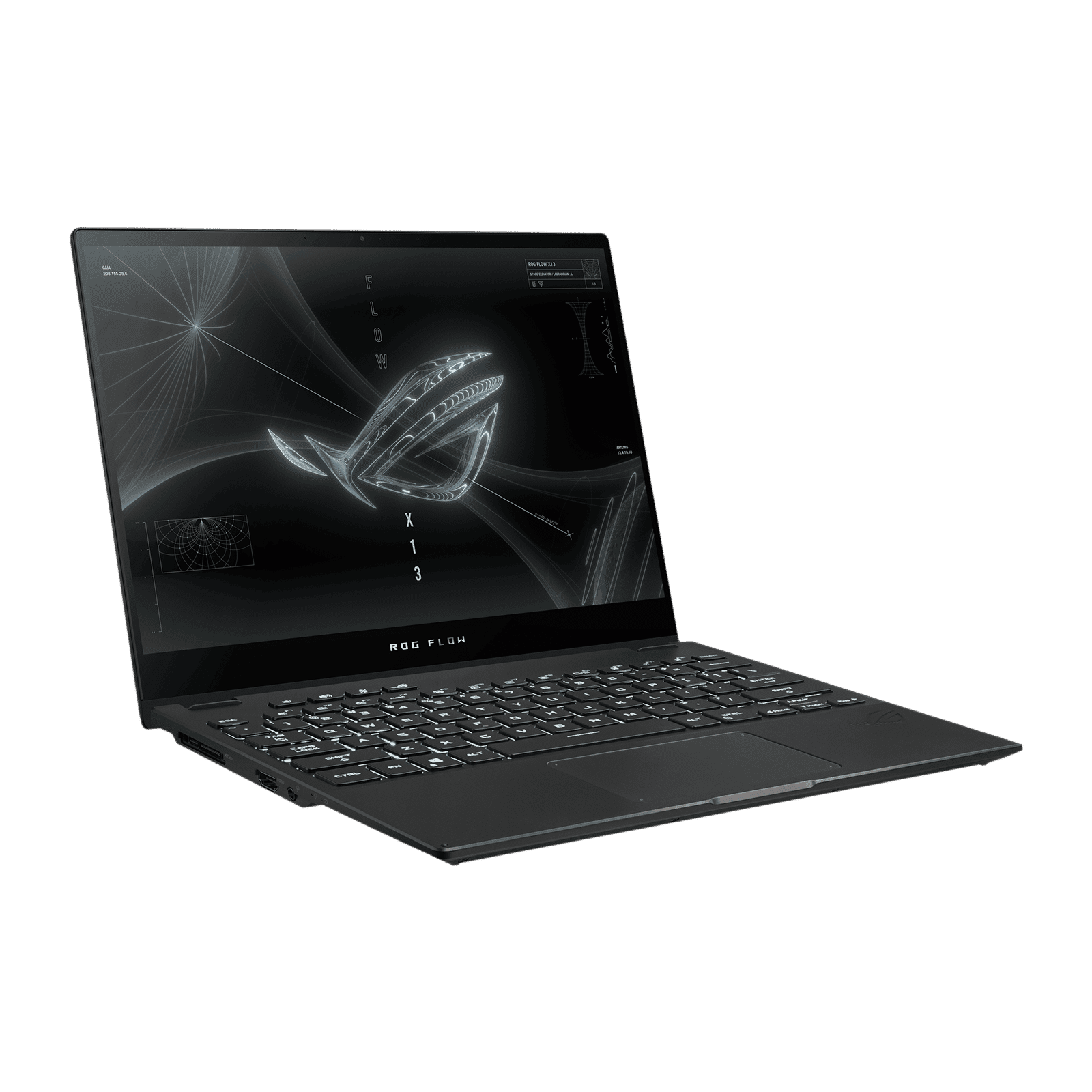 ASUS ROG Flow X13 AMD Ryzen 9 (13.4 inch, 32GB, 1TB, Windows 10, MS Office 2019, NVIDIA GeForce RTX 3050 Graphics, WUXGA IPS Display, Off Black, GV301QC-K6085TS) ASUS ROG Flow X13 AMD Ryzen 9 (13.4 inch, 32GB, 1TB, Windows 10, MS Office 2019, NVIDIA GeForce RTX 3050 Graphics, WUXGA IPS Display, Off Black, GV301QC-K6085TS)_9
