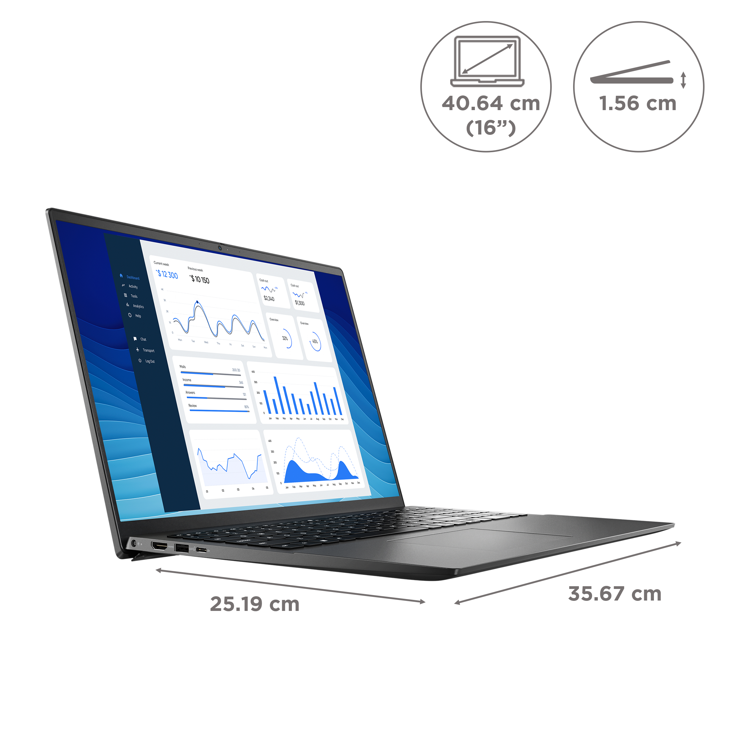 DELL Vostro 5625 AMD Ryzen 5 (16 inch, 16GB, 512GB, Windows 10, MS Office, AMD Vega Graphics, FHD IPS Display, Titan Grey, D552236WIN9S)_2