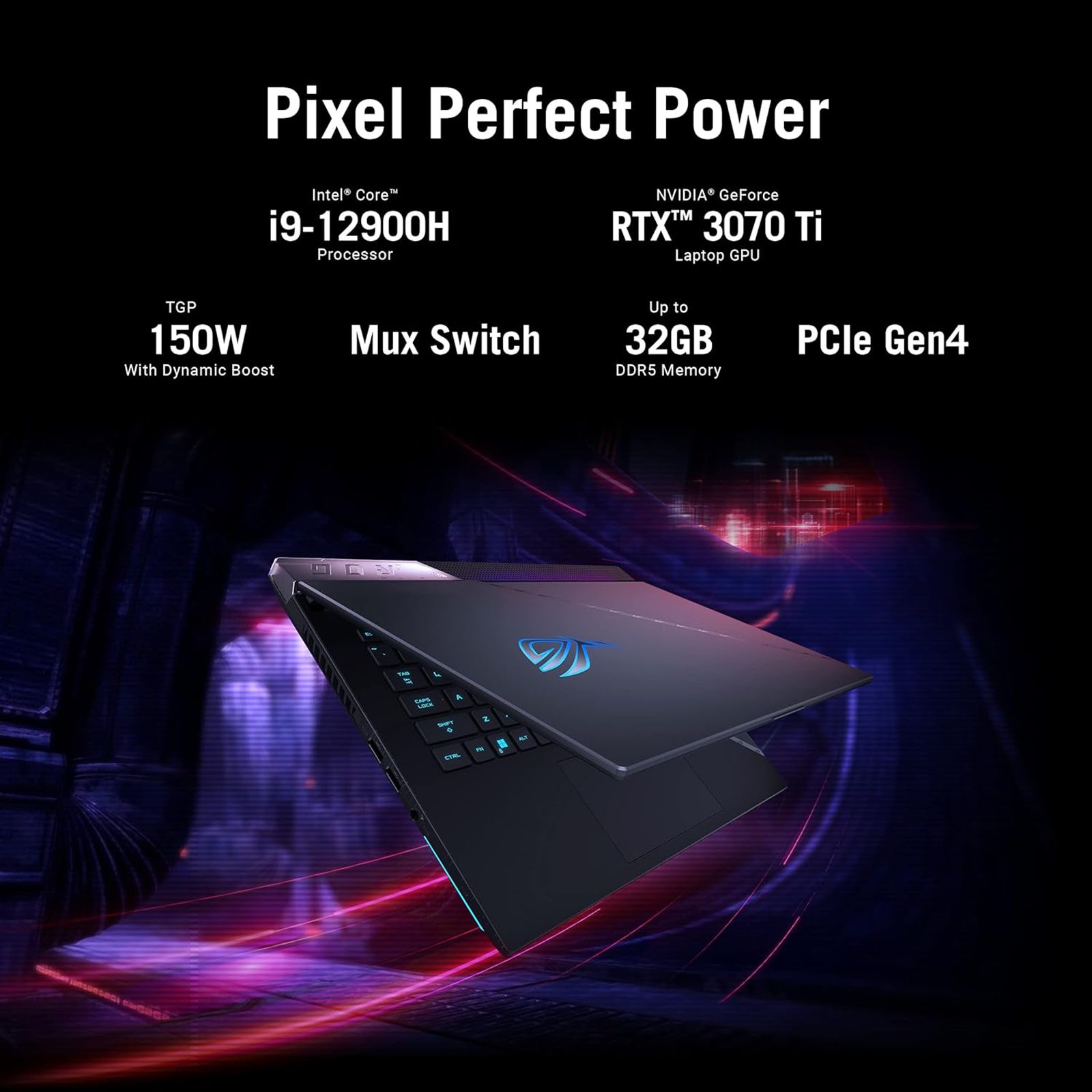 ASUS ROG Strix SCAR 17 Intel Core i9 12th Gen (17.3 inch, 32GB, 2TB, Windows 11, MS Office, NVIDIA GeForce RTX 3070 Ti Graphics, WQHD IPS Display, Off Black, G733ZW-LL105WS) ASUS ROG Strix SCAR 17 Intel Core i9 12th Gen (17.3 inch, 32GB, 2TB, Windows 11, MS Office, NVIDIA GeForce RTX 3070 Ti Graphics, WQHD IPS Display, Off Black, G733ZW-LL105WS)_15