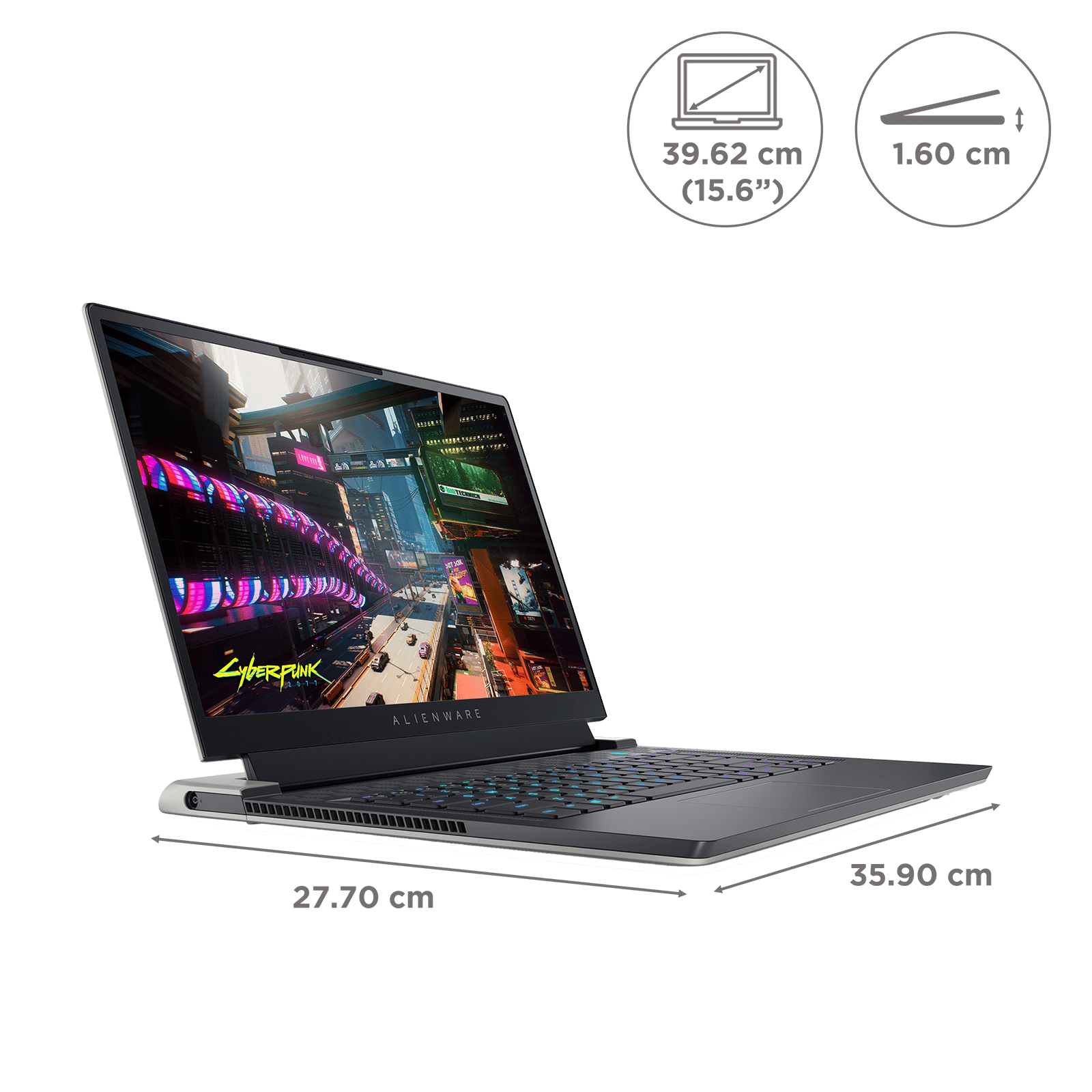 DELL Alienware X15 Intel Core i7 12th Gen (15.6 inch, 16GB, 1TB, Windows 11, MS Office 2021, NVIDIA GeForce RTX 3060 Graphics, FHD IPS Display, Lunar Light, D569940WIN9) DELL Alienware X15 Intel Core i7 12th Gen (15.6 inch, 16GB, 1TB, Windows 11, MS Office 2021, NVIDIA GeForce RTX 3060 Graphics, FHD IPS Display, Lunar Light, D569940WIN9)_2